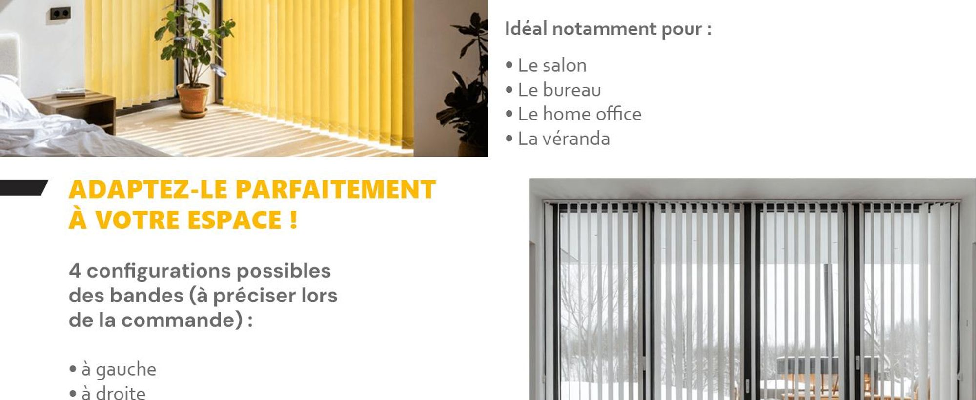 time4blinds, Store à lamelles, 150x120 cm, Gris-Beige