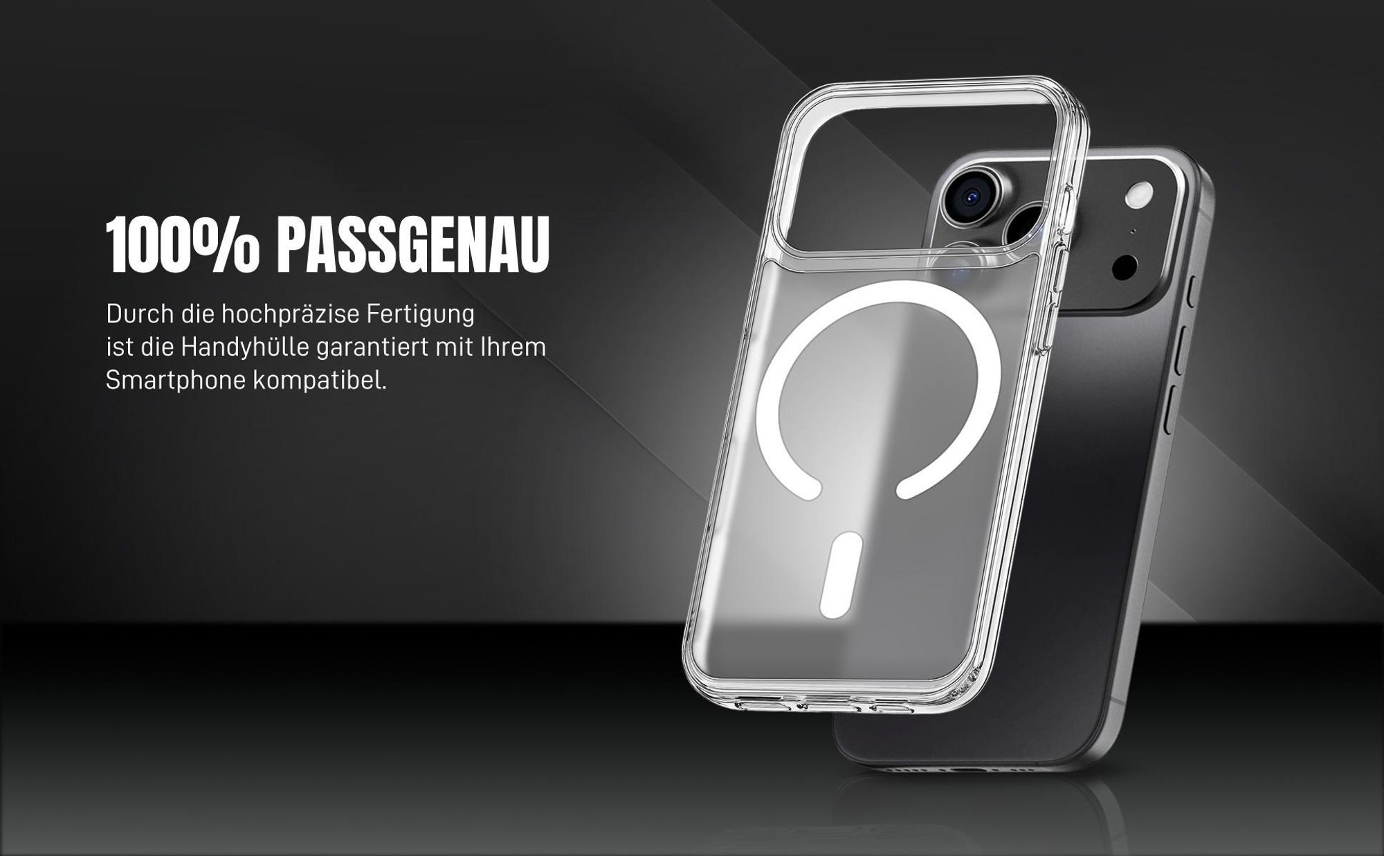 TPU Backcover für Apple iPhone 17 Pro mit 100% Passgenauigkeit