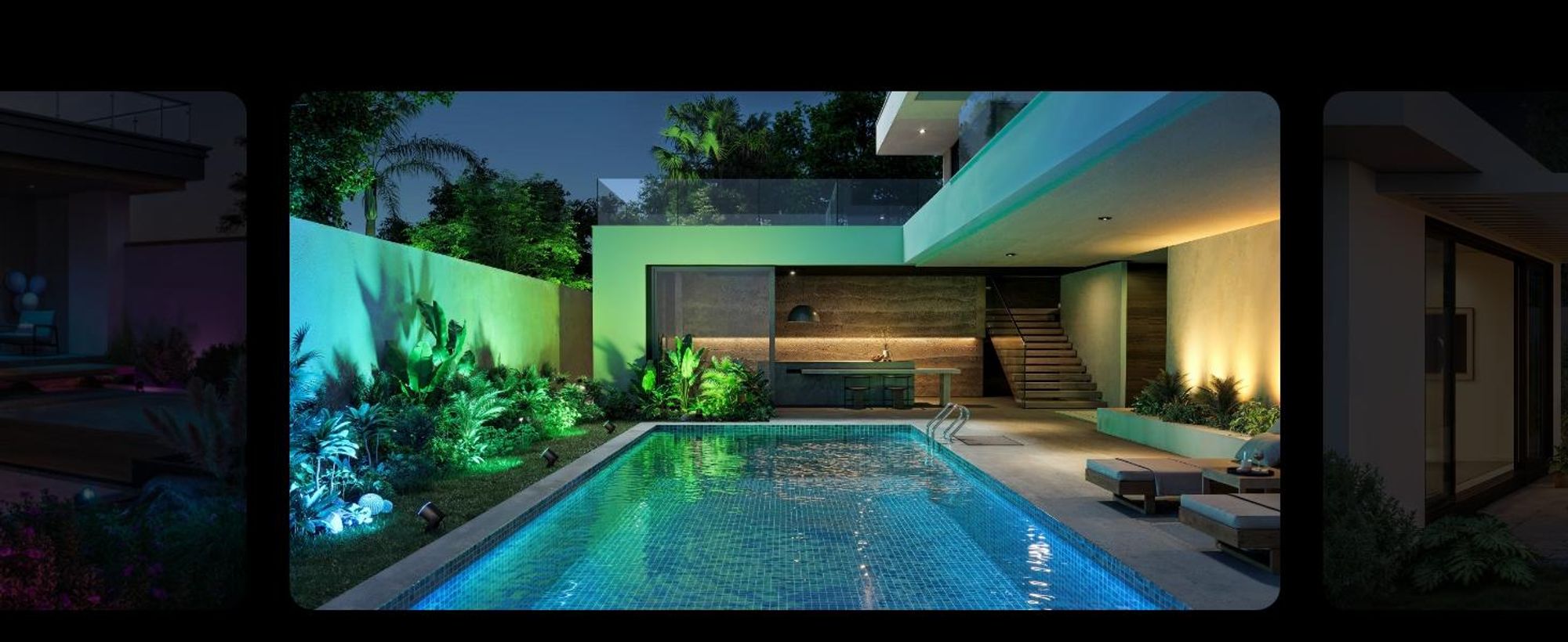 Govee Outdoor LED Strahler, IP67 Wasserdichte Gartenbeleuchtung, RGBWIC Led Strahler Außen, 2 Pack