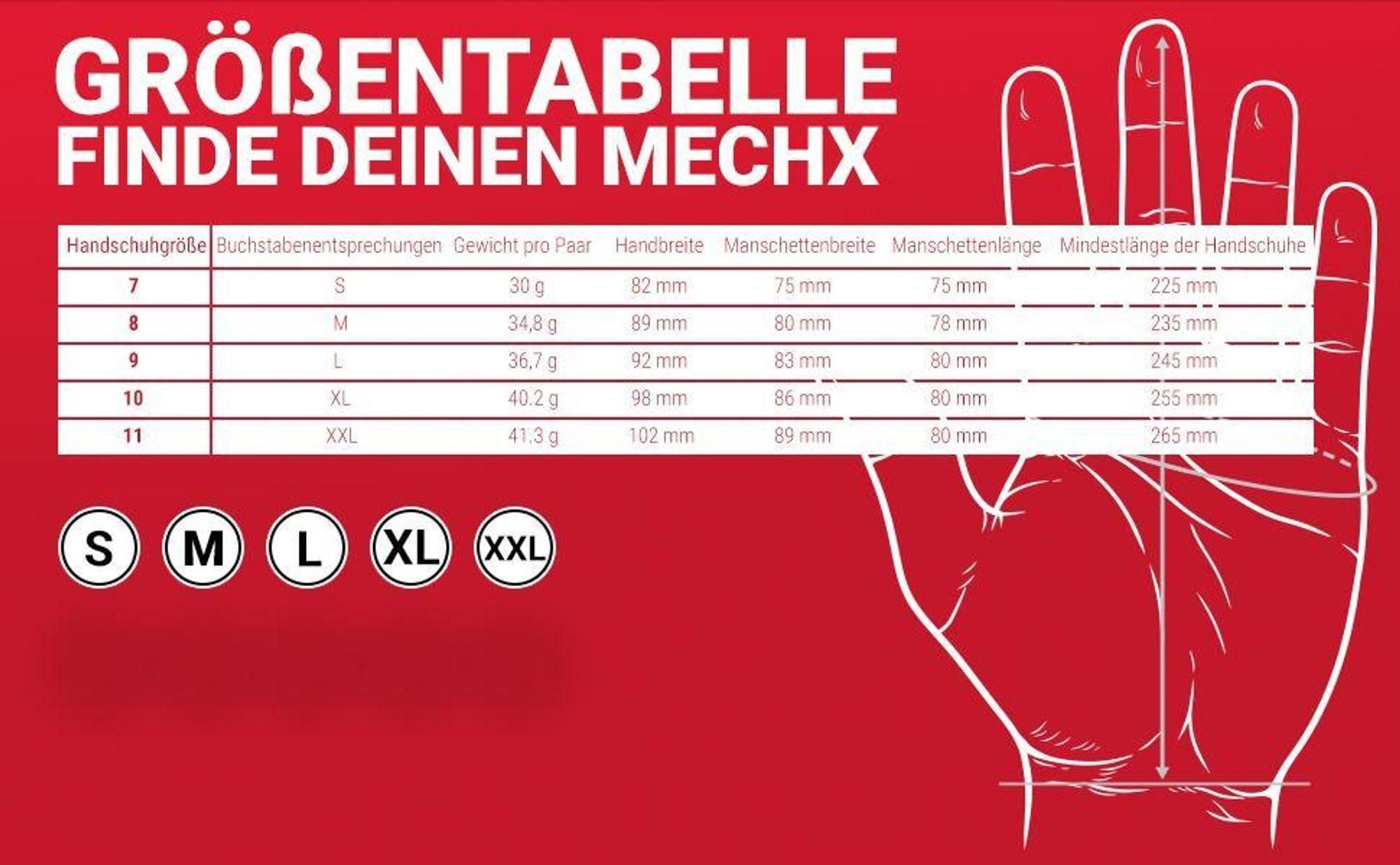 Belko® MechX Arbeitshandschuhe Montagehandschuhe Mechanikerhandschuhe Nylon Gr. 10 (XL) - 6 Paar