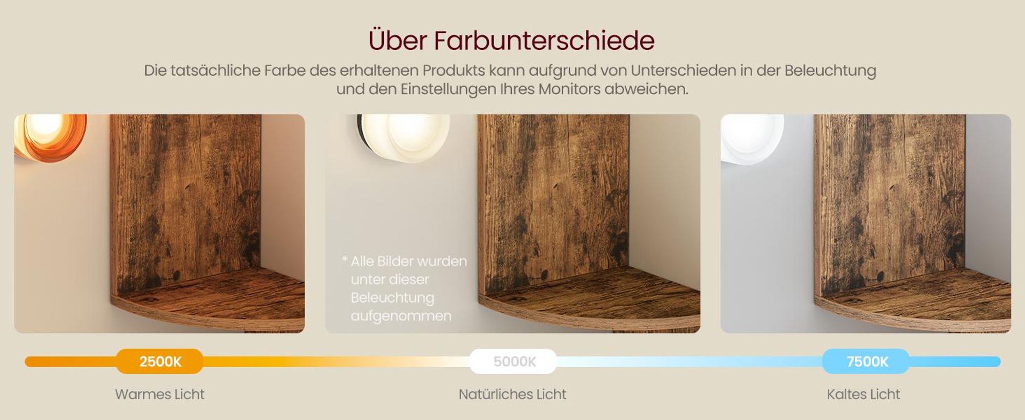 VASAGLE Eckregal, Wandregal, Bücherregal, aus Holz, mit 5 Ablagen