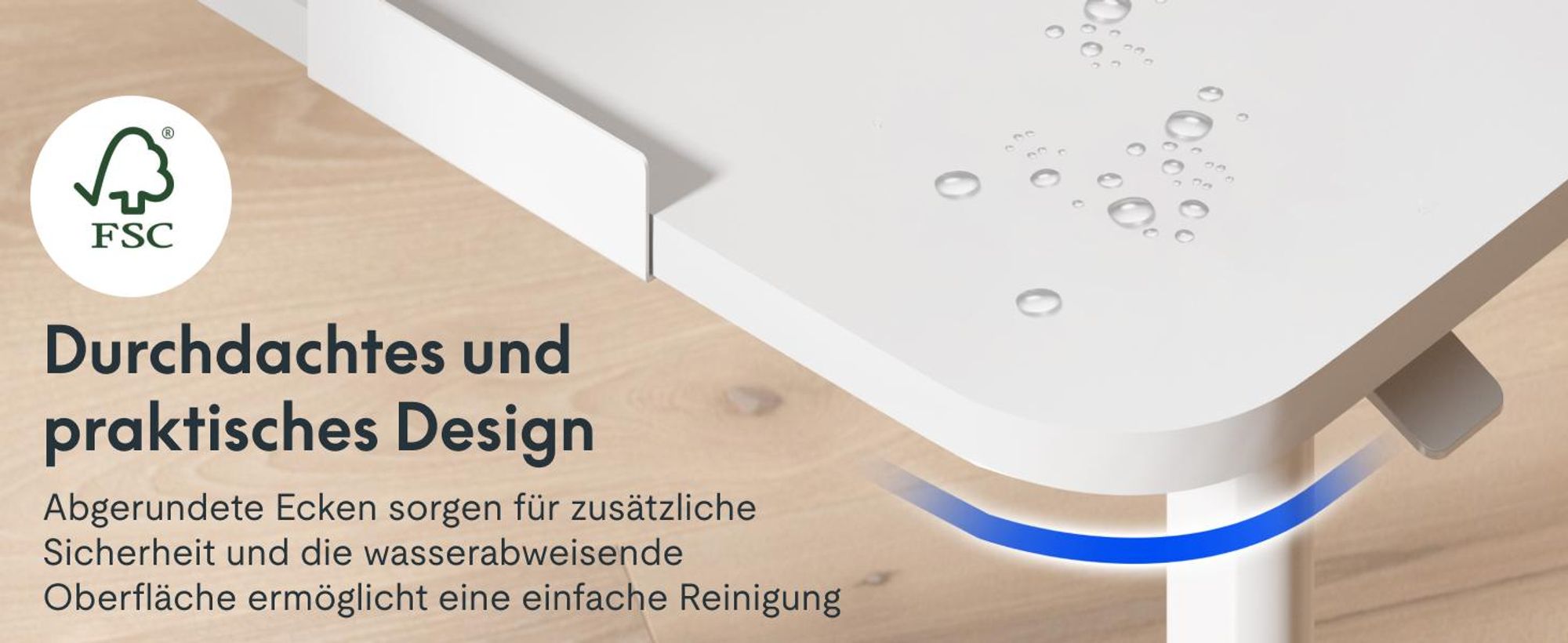 FLEXISPOT Beistelltisch Höhenverstellbar 80x40cm Laptoptisch mit Neigbarer Desktop, Betttisch mit Rollen, für Wohnzimmer und Schlafzimmer, Weiß