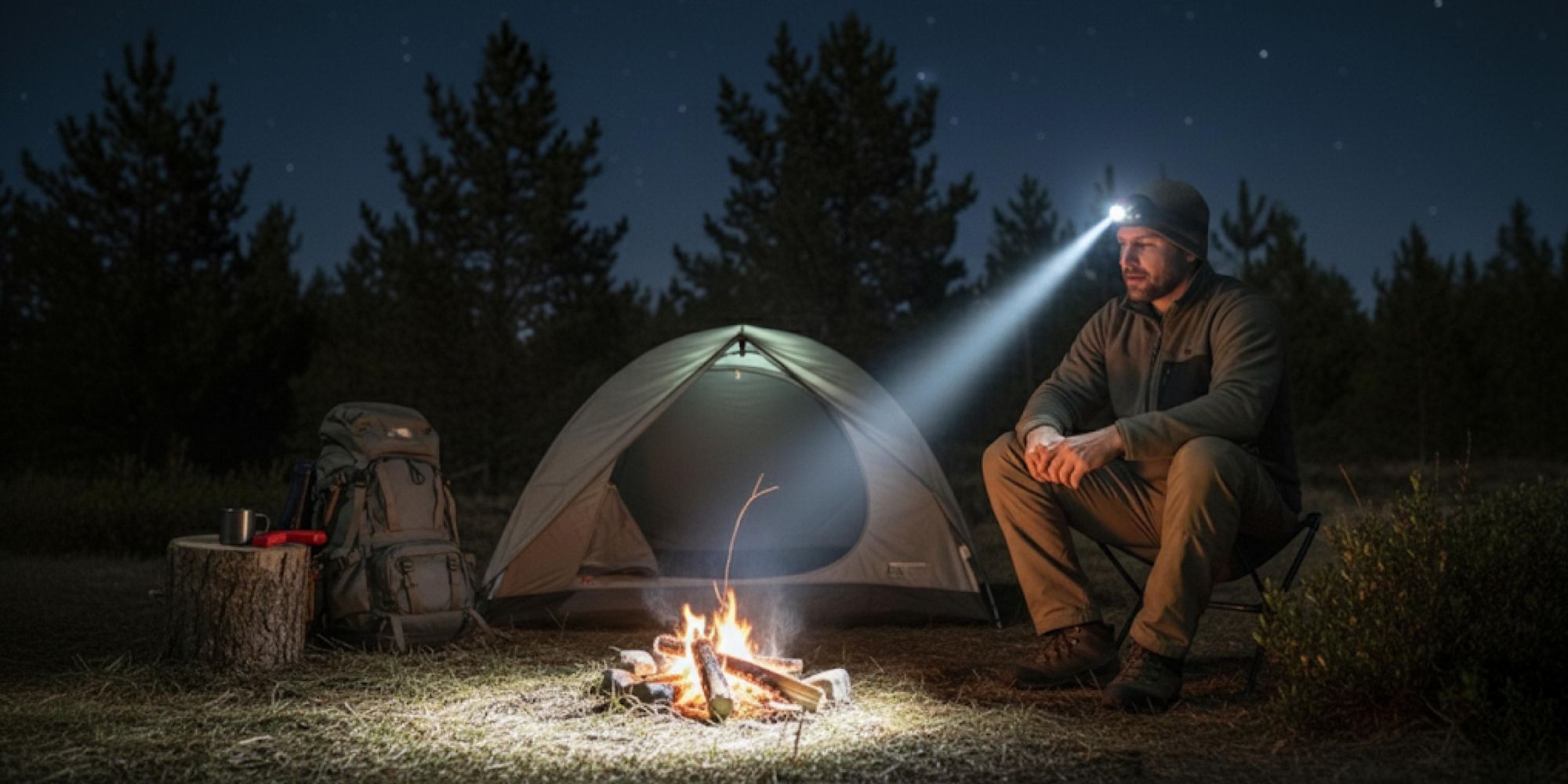 LED Stirnlampe 500lm USB-C aufladbar, IP66 wasserdicht & Bewegungssensor, Rotlicht-Modus, Akku Stirnleuchte für Joggen & Arbeit, EVI TECH Nexlume