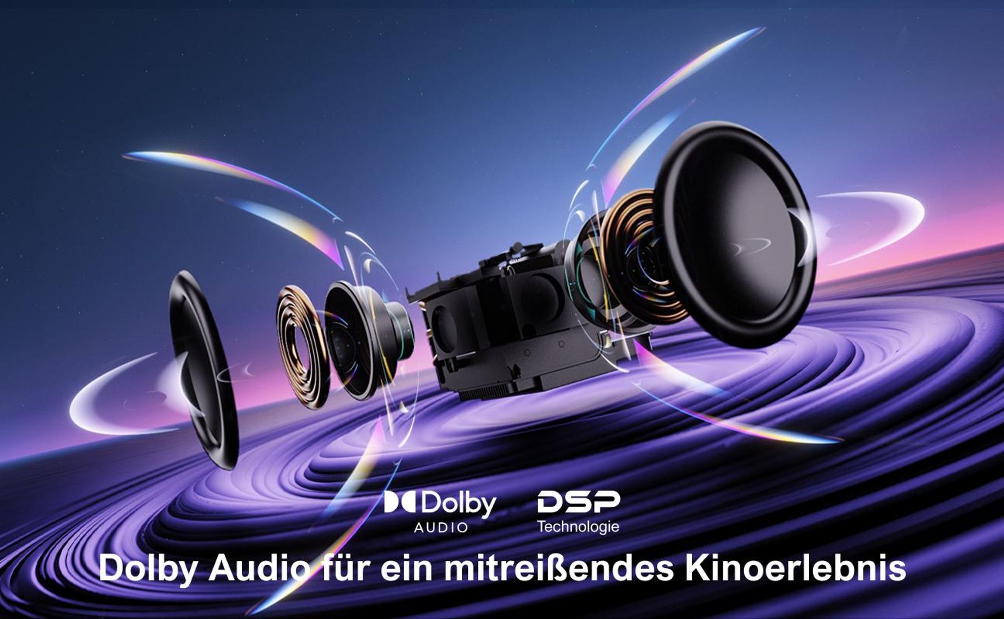 ULTIMEA Beamer 4K Heimkino Unterstützt, Netflix er Projektor, 700 ANSI-Lumen, Dolby Audio, Bildschirmanpassung & Objektvermeidung