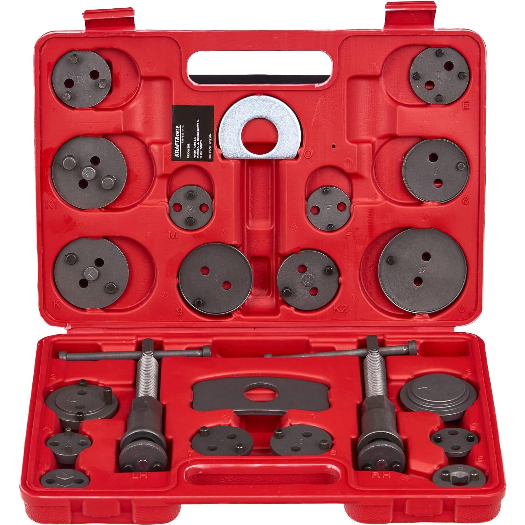KRAFT&DELE | Bremskolbenrücksteller, 22TLG, Auto Universal Bremskolben Rückstellwerkzeug Set, KFZ Werkzeug