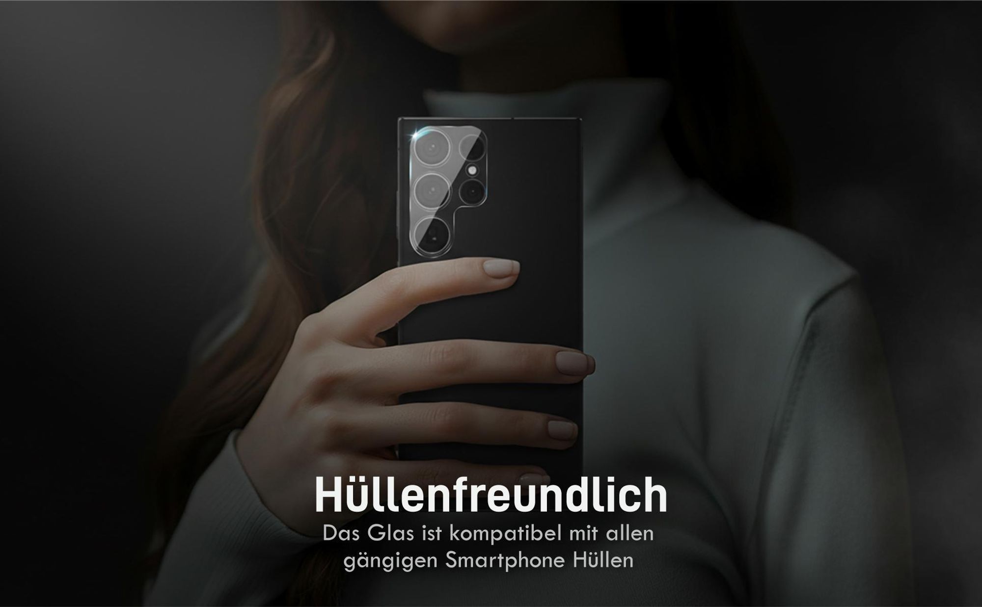 4x 9H Schutzglas (2x Kamera + 2x Display) Samsung Galaxy S25 Ultra in passgenauem Design