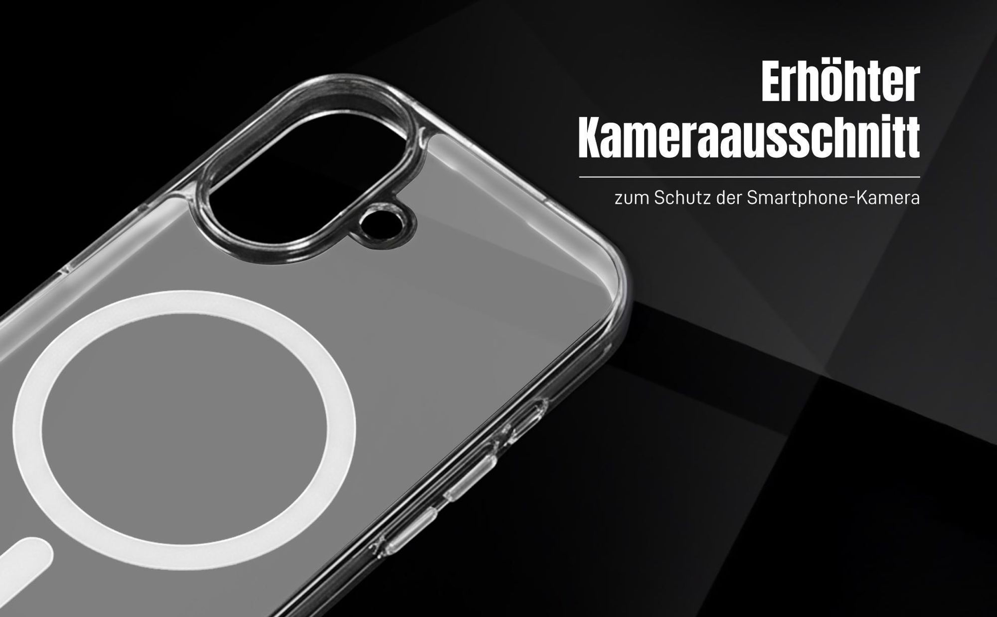 TPU Backcover für Apple iPhone 17 mit erhöhtem Kameraausschnitt