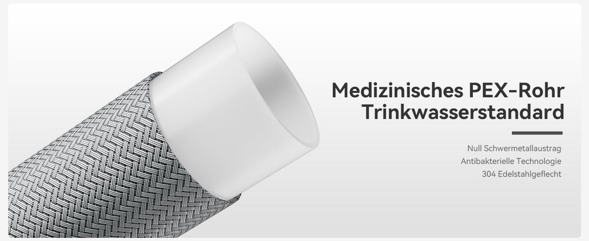 360° Drehbar, Ausziehbar Spültischarmatur, Cecipa Küchenarmatur 304 Edelstahl, 2 Strahlarten Wasserhahn, Einhandmischer für Spüle, Gebürstet