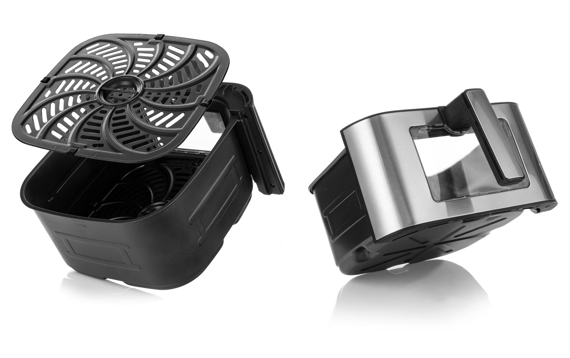 LEHMANN Friteuse sans Huile XXL 8L, Air Fryer - 8 Programmes, Écran Tactile, Tiroir avec fenêtre de visualisation, 1800W