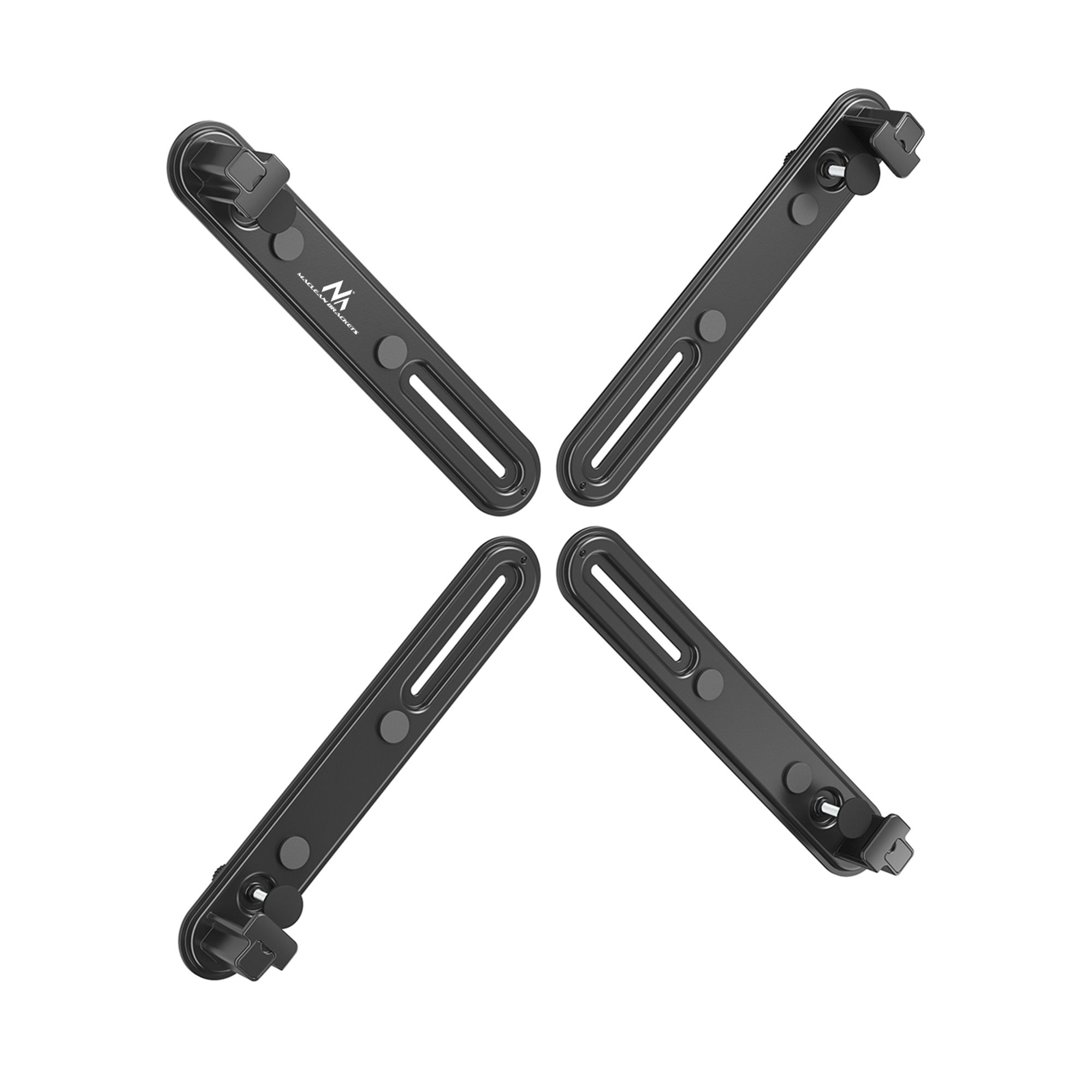 VESA Adapter für Bildschirme ohne Löcher im VESA-Standard Maclean, schwarz, 17"-32" 10kg max MC-990
