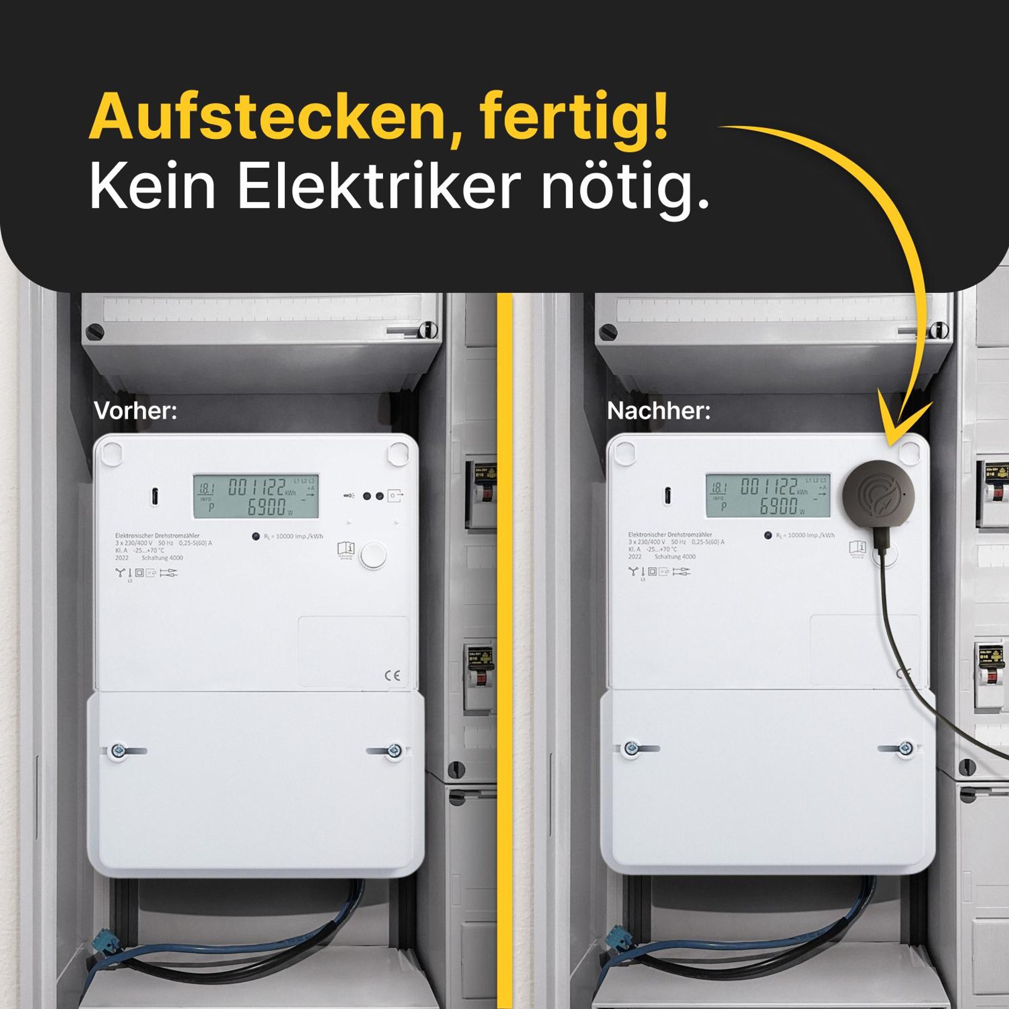Solakon® PowerTracker IR Smart Meter - Optischer IR-Energiezähler für die Solakon ONE Speicher - Echtzeit-Messung des Netzverbrauchs