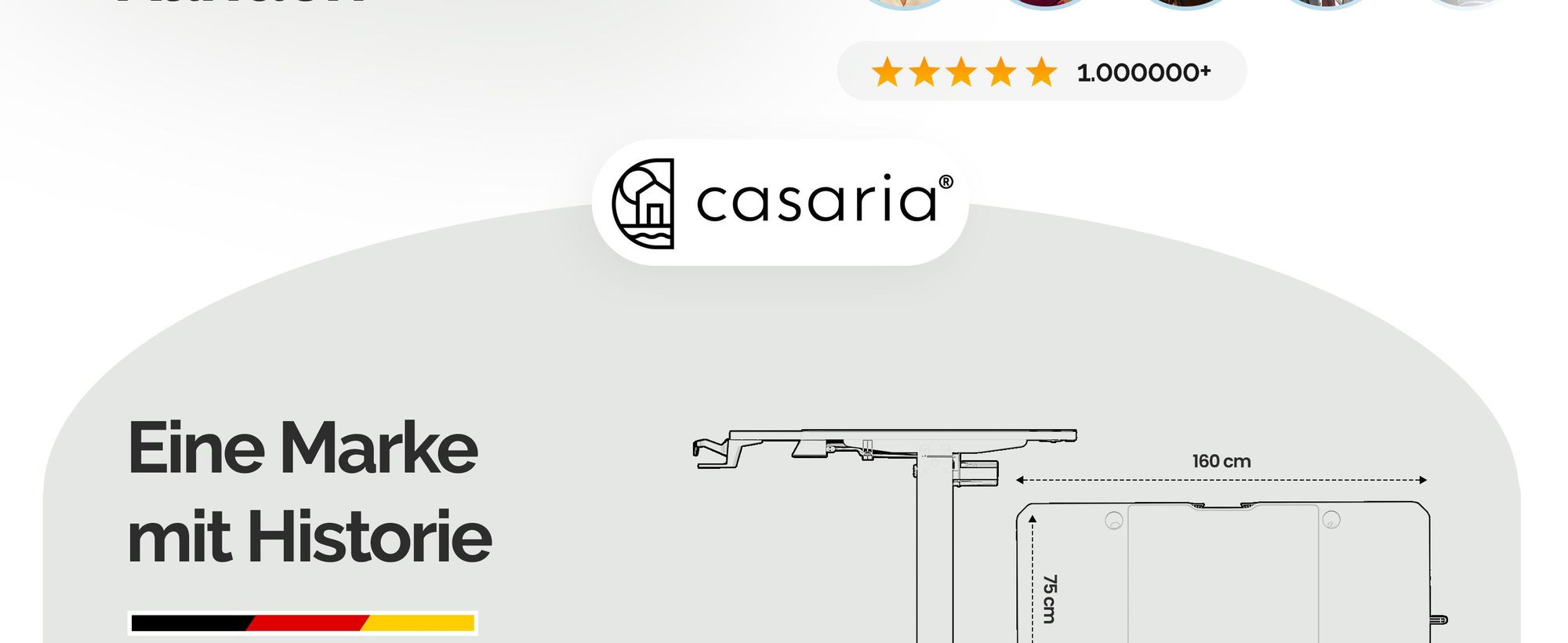 CASARIA® Höhenverstellbarer Schreibtisch 160x75 cm elektrisch mit Kopfhörerhalter Tassenhalter Modern Büro Gaming PC Computer Tisch Schwarz Carbon-Optik