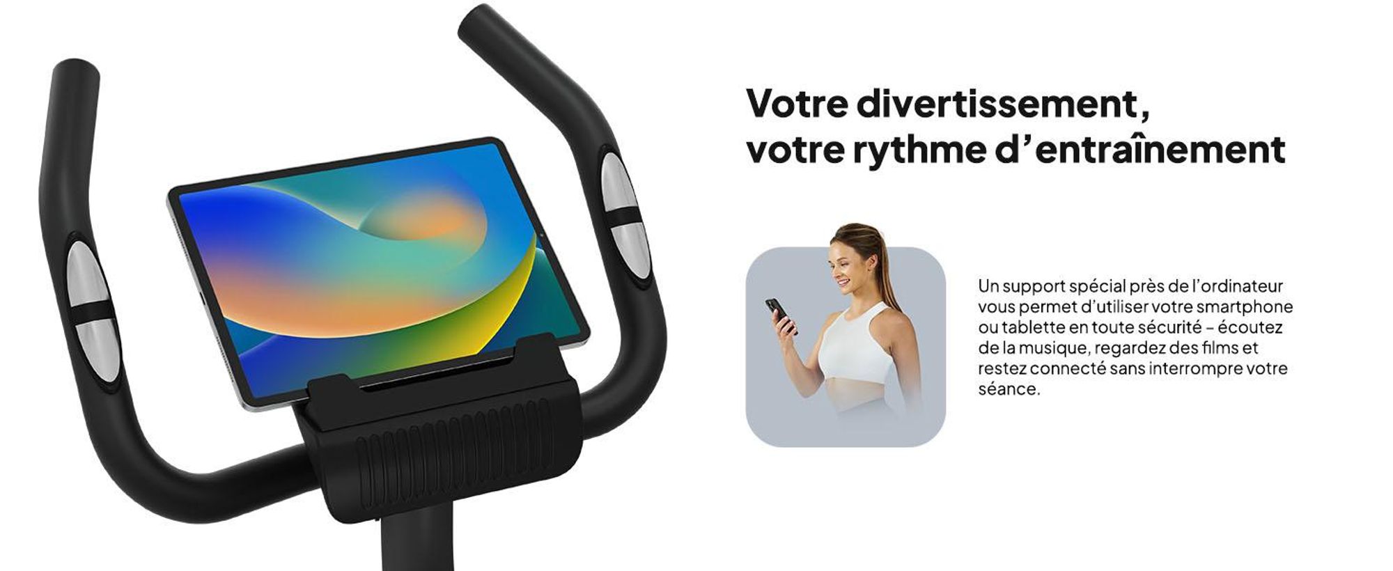 Zipro Adultes Vélo d'appartement magnétique Beat jusqu'à 120kg, noir, One Size, taille unique