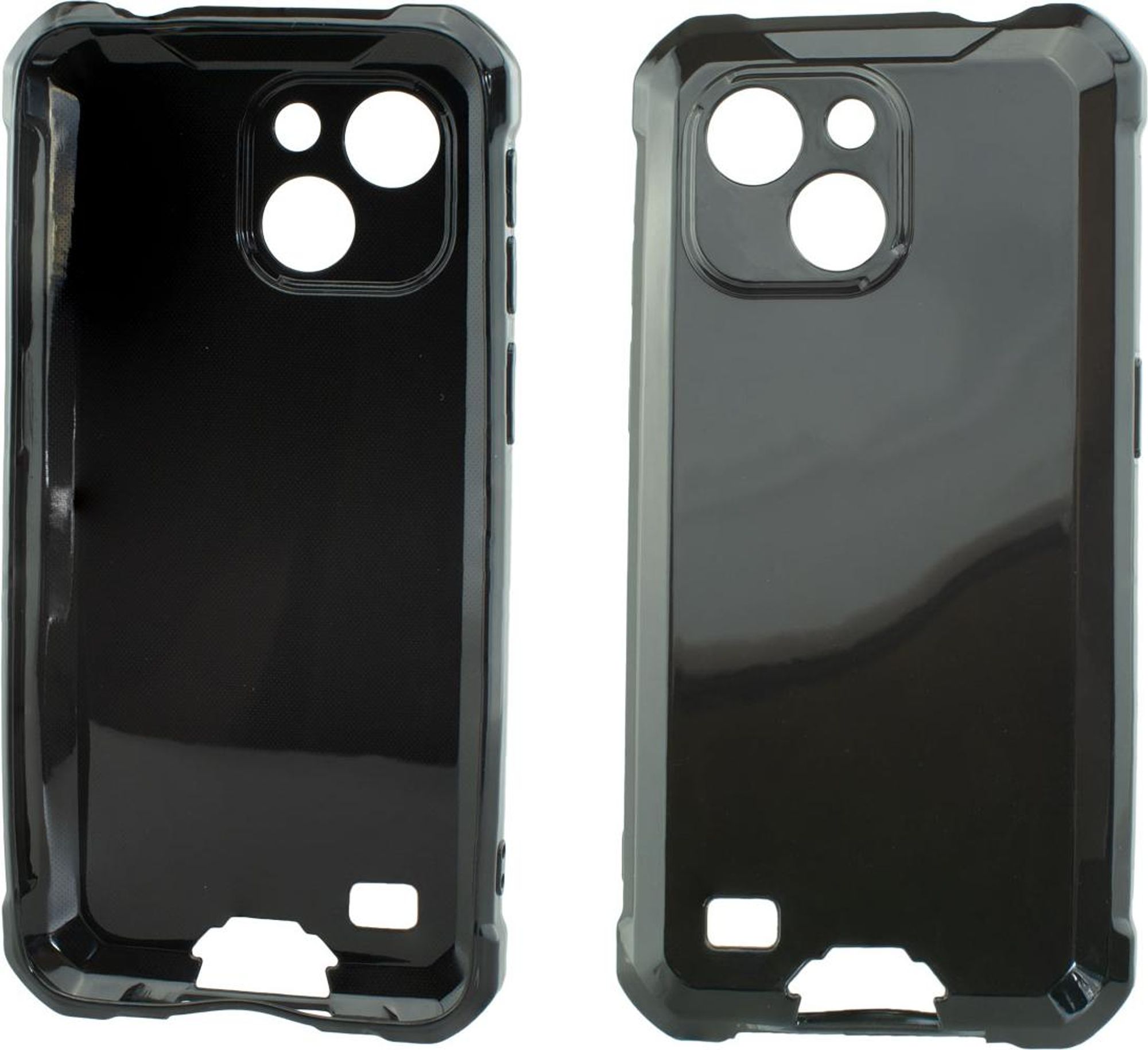 caseroxx Schutz-Hülle TPU-Hülle kompatibel mit Oukitel WP32, Gummi Handy Tasche schwarz Bild 1