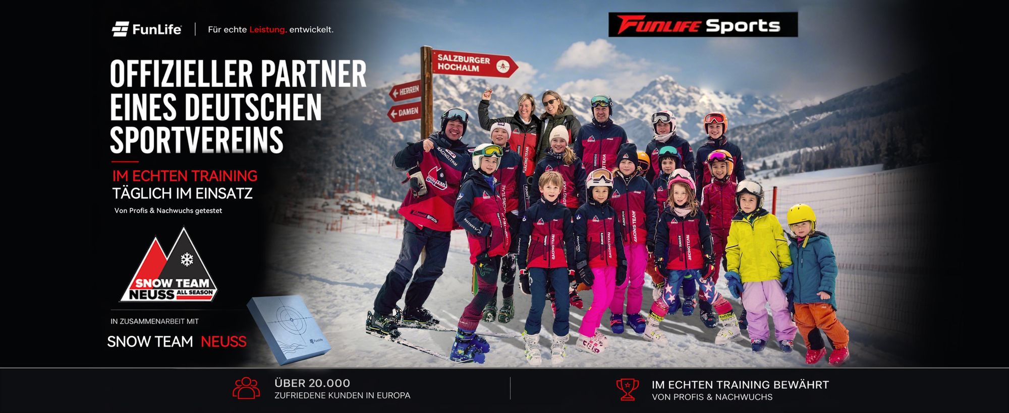 FunLife unterstützt Jugend- und Sportvereine und steht für Bewegung mit Verantwortung.