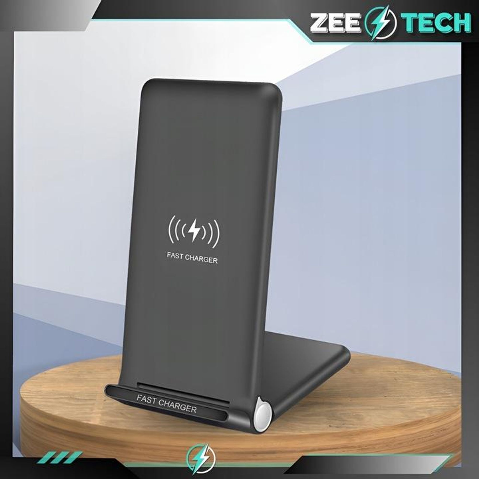 Schnell-Induktionsladegerät kabellos 20W QI Fast Charge USB-C