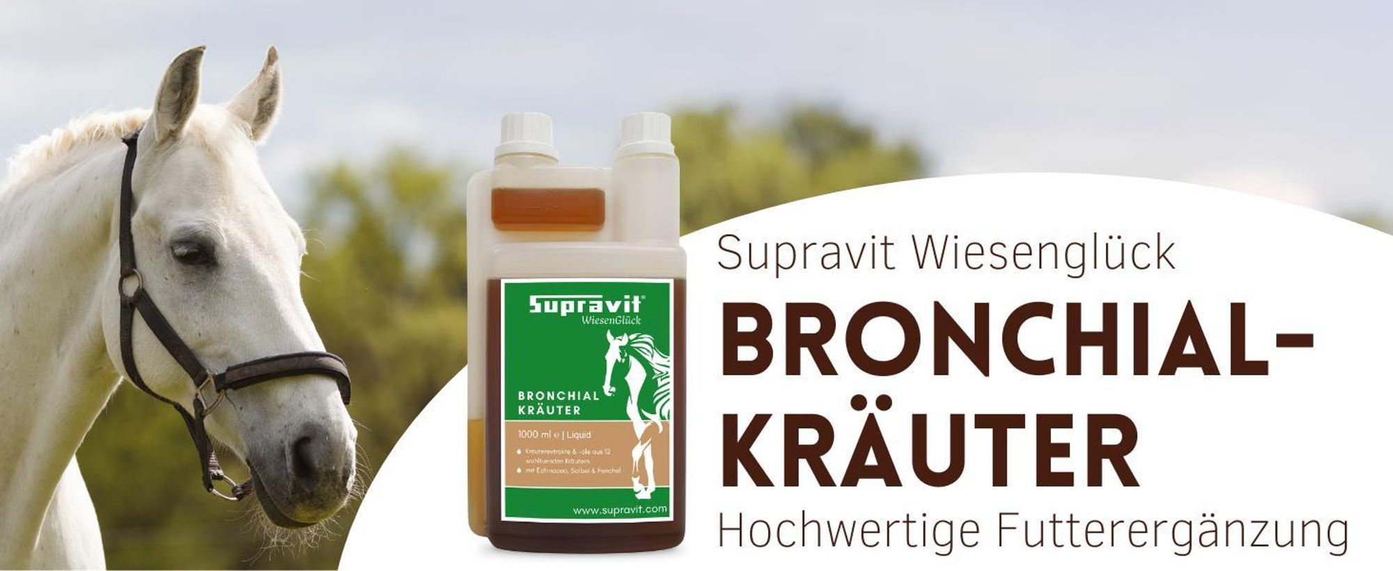 Pferd mit Produkt