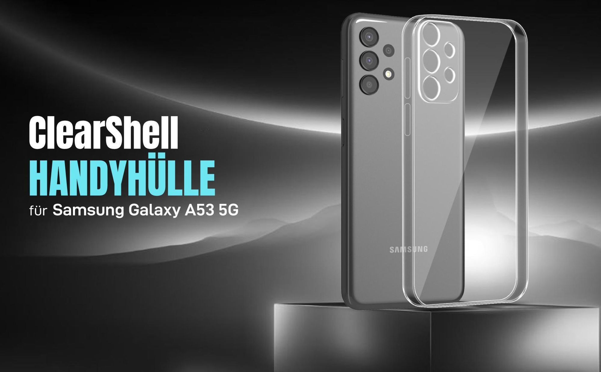 Transparente TPU Handyhülle mit optimiertem Schutz für Samsung Galaxy A53 5G
