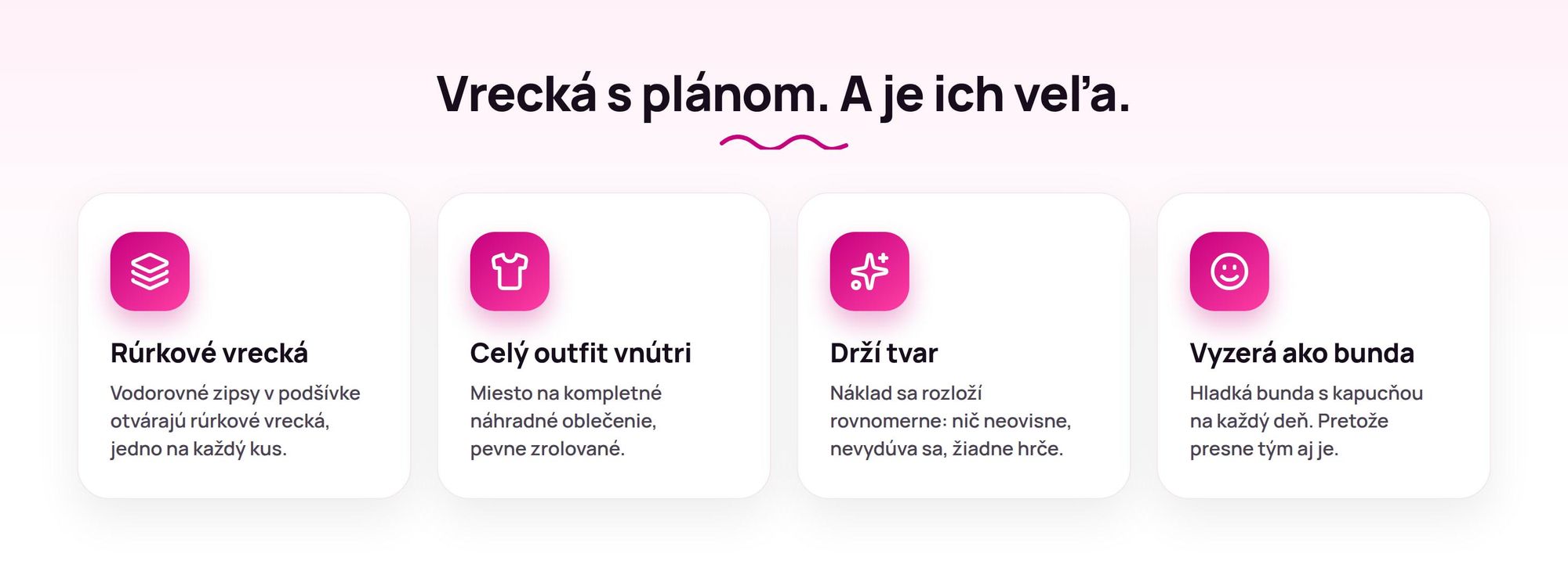 Výhody Baliacej bundy Ryanwear: rúrkové vrecká, celý outfit, drží tvar, bežný vzhľad