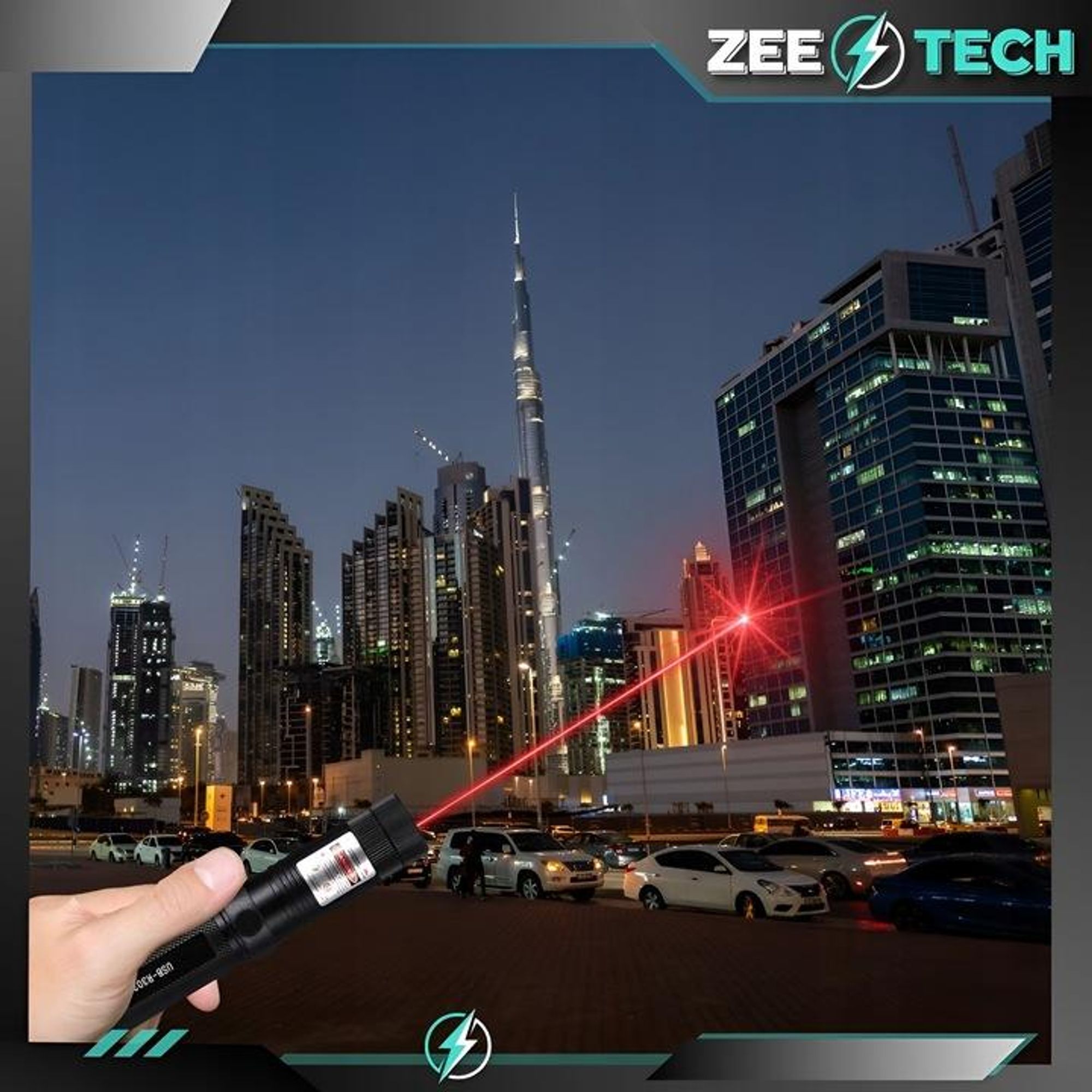Laserzeiger Rot Usb Starker Pointer Grosse Reichweite Akku