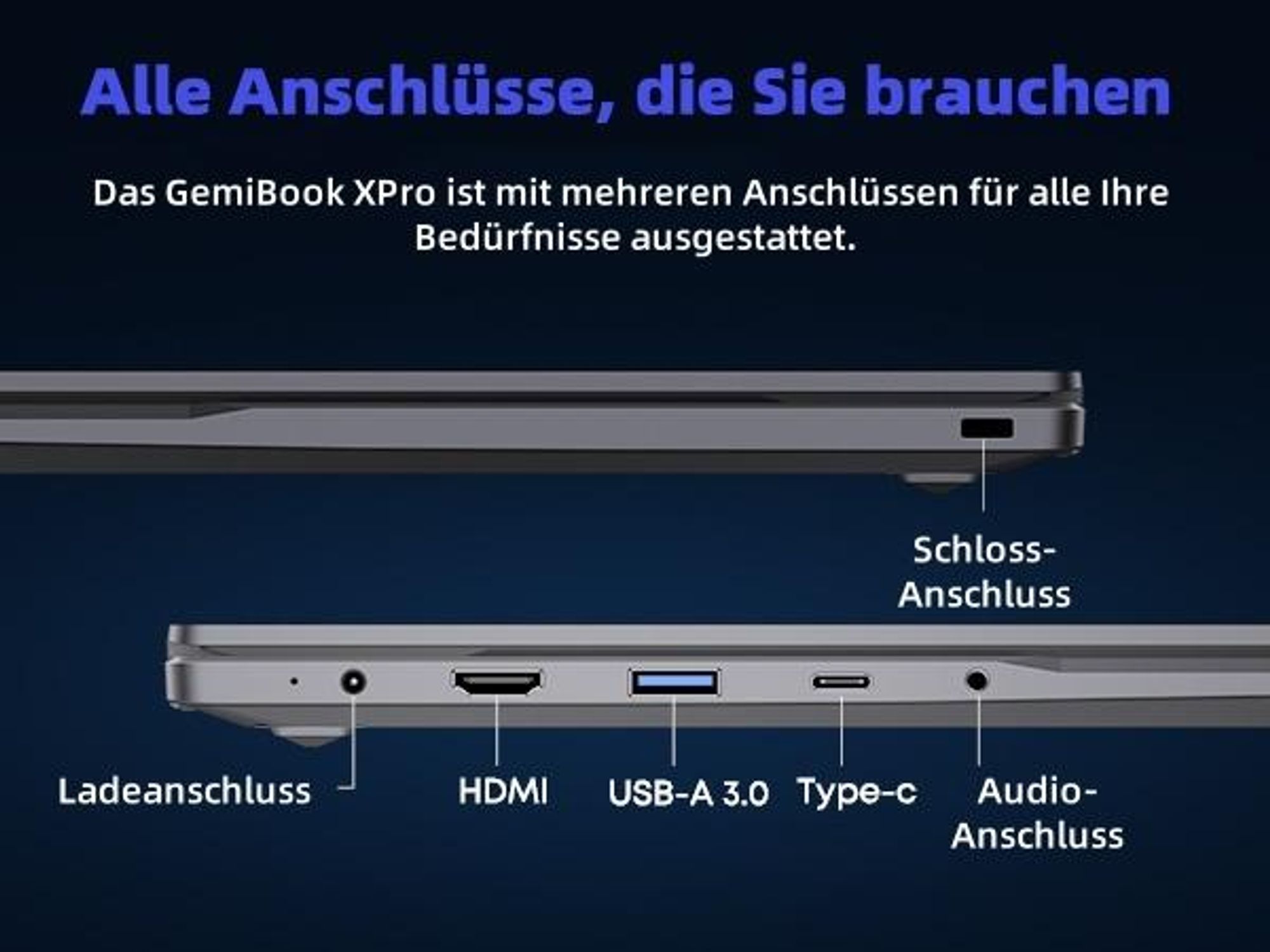 Laptop CHUWI GemiBook XPro - Prozessor Intel N100 14.1" Bildschirm Windows 11 8GB+256GB 5000mAh Akku - Grau