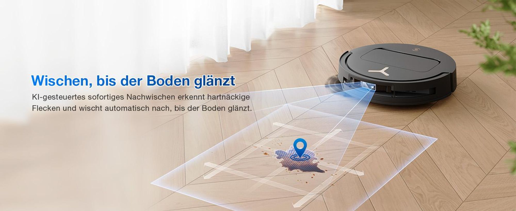 ECOVACS DEEBOT T50 PRO Omni Gen3 Care kit Staubsauger Roboter mit Wischfunktion (Enthält 2 zusätzliche Wischpads, 3 Filter und 3 Staubbeutel) Schwarz