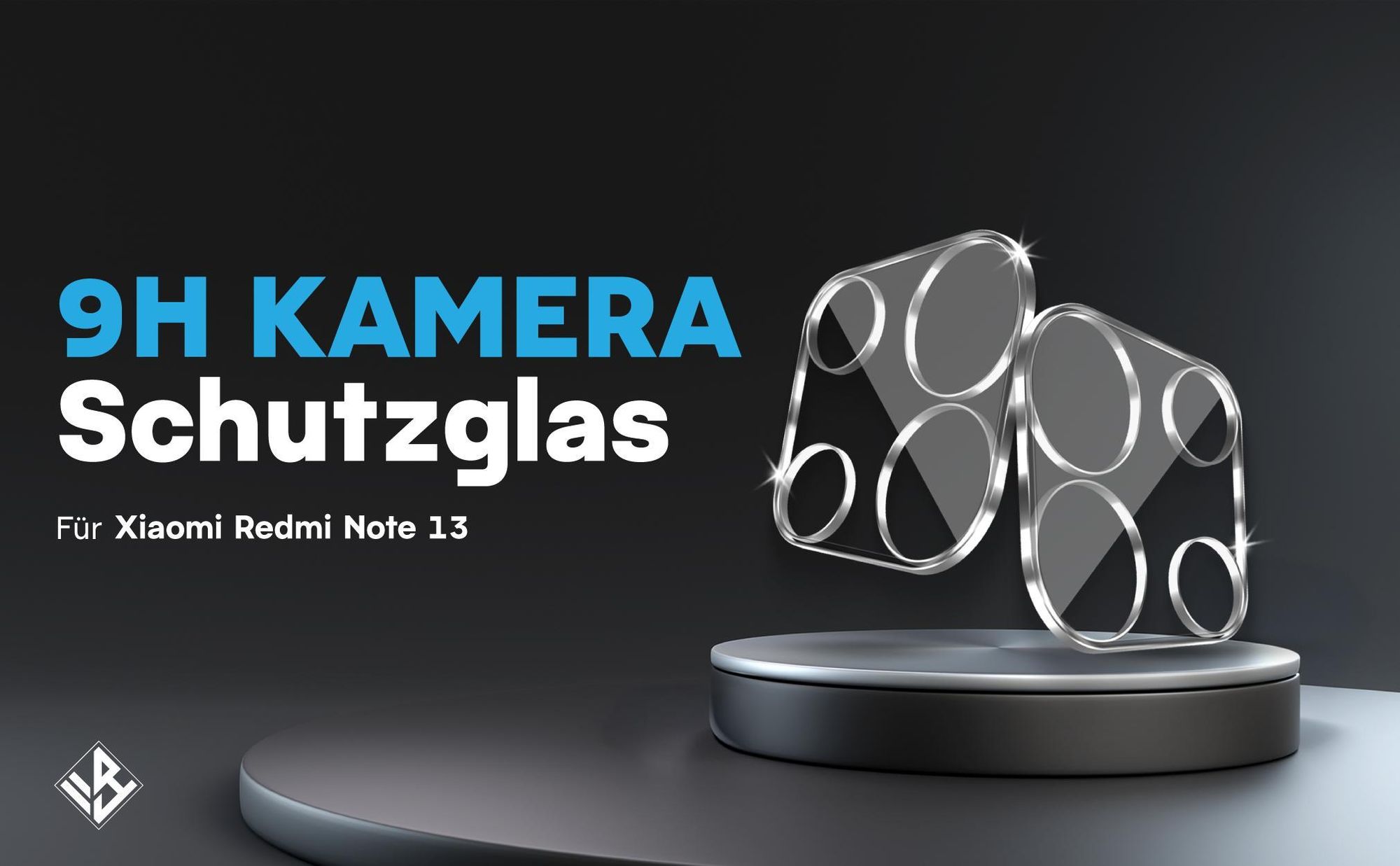 2er Set Kameraschutzglas für Xiaomi Redmi Note 13 in 9H Härte