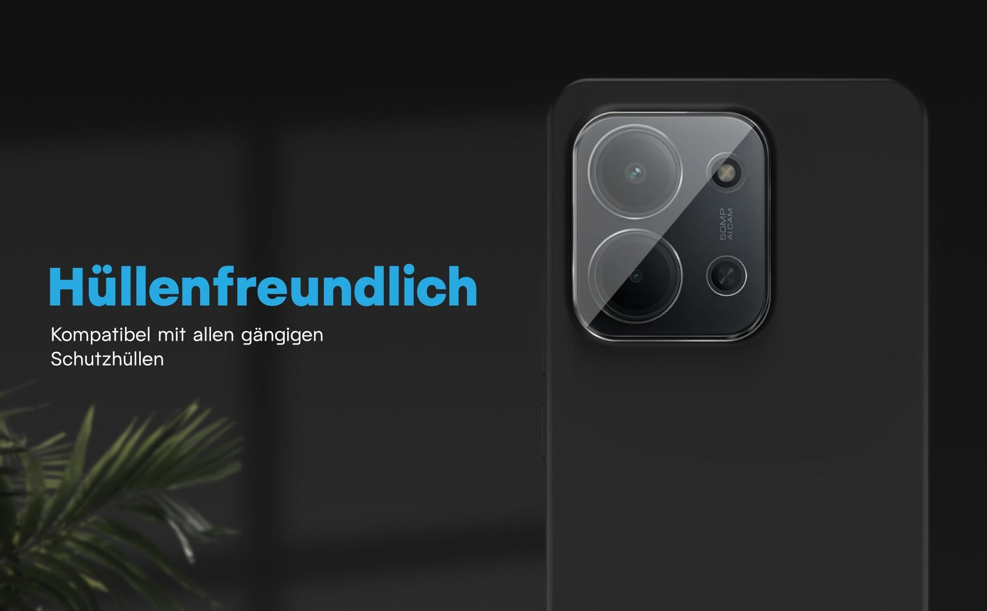 Kamera Schutzglas für Xiaomi Redmi 15C kompatibel mit allen gängigen Hüllen