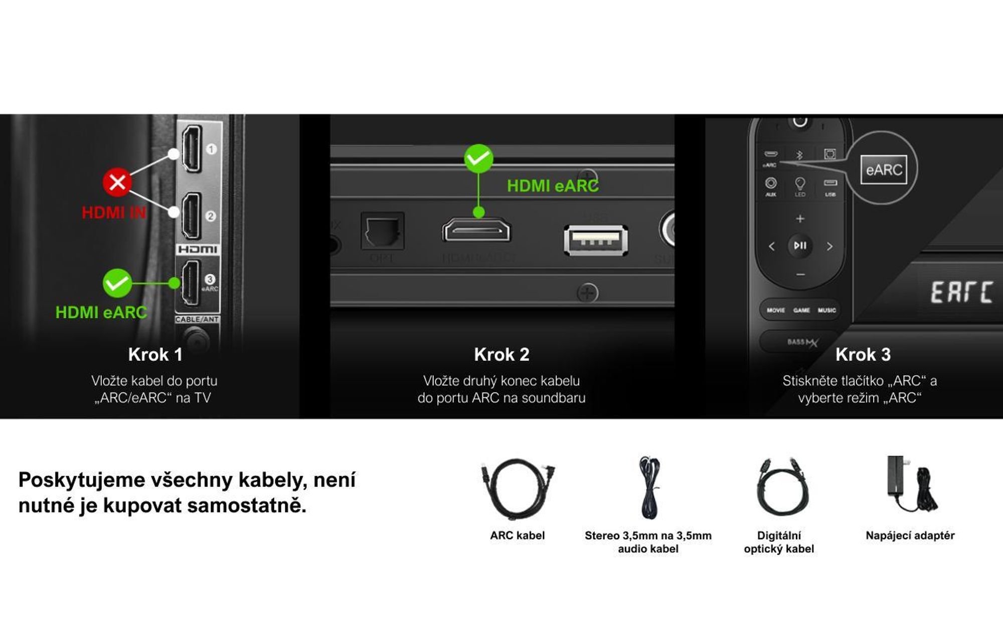 ULTIMEA Soundbar pro televizory, BassMAX, 5.3 Bluetooth PC Sound Bar TV reproduktor, spolupracuje s HDMI/Optical, Ultra-Slim Nova S40 Series