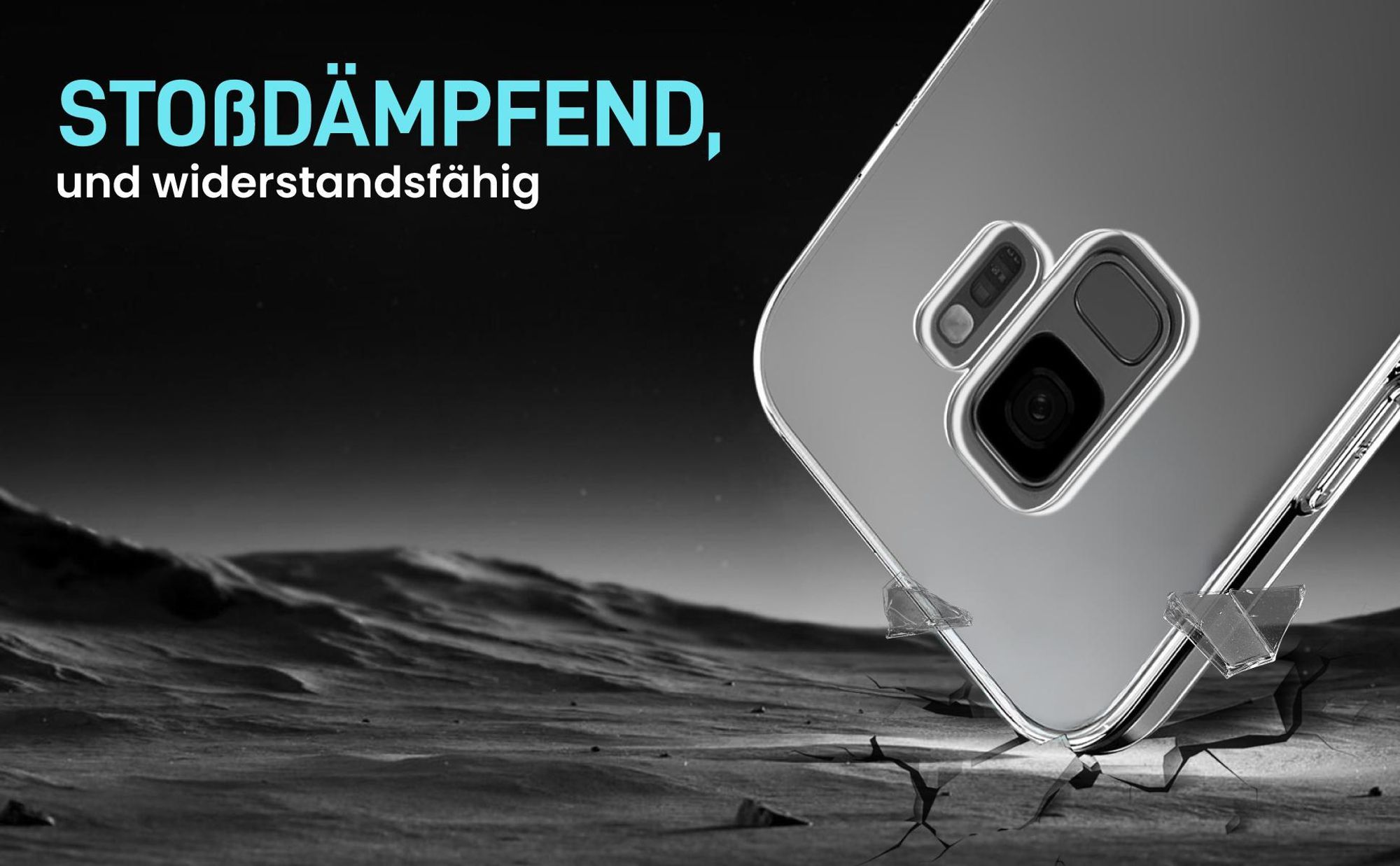 Backcover für Samsung Galaxy S9 - unterstützt kabelloses Laden auch mit Hülle