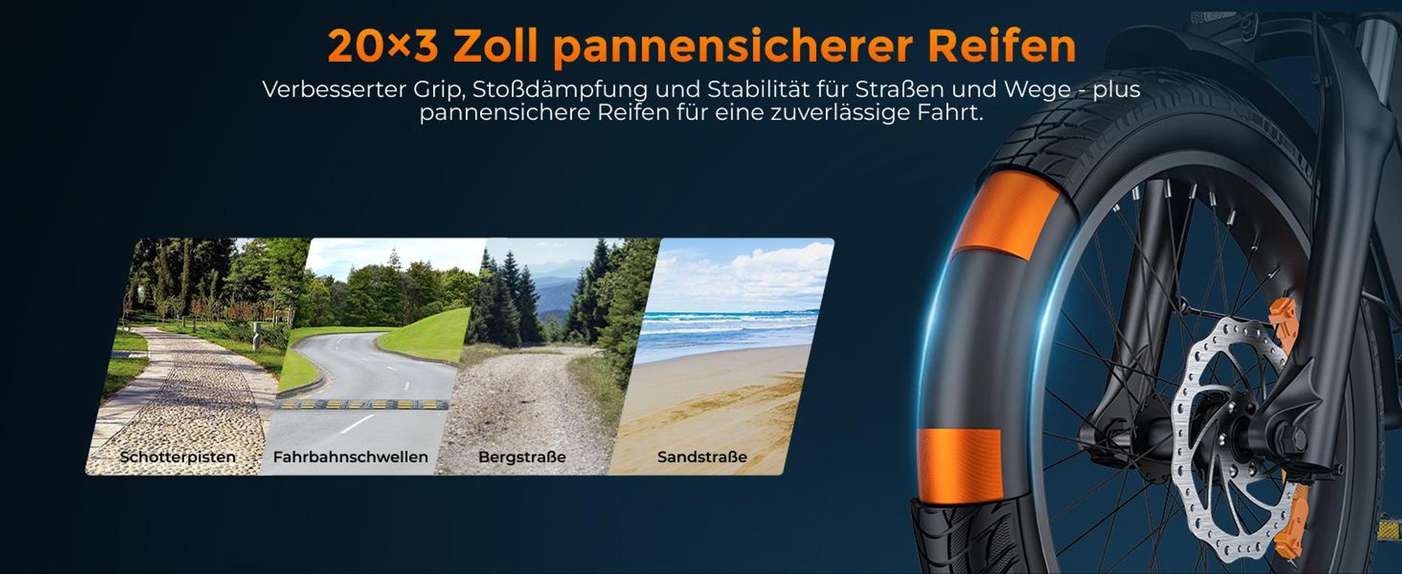 E Bike mit APP&IoT, Ebike 48V 15Ah Akku bis 160km, Drehmomentsensor & hydraulische Bremsen, 20 * 3.0 Reifen, 2 Stunden aufgeladen, L20 3.0 PRO