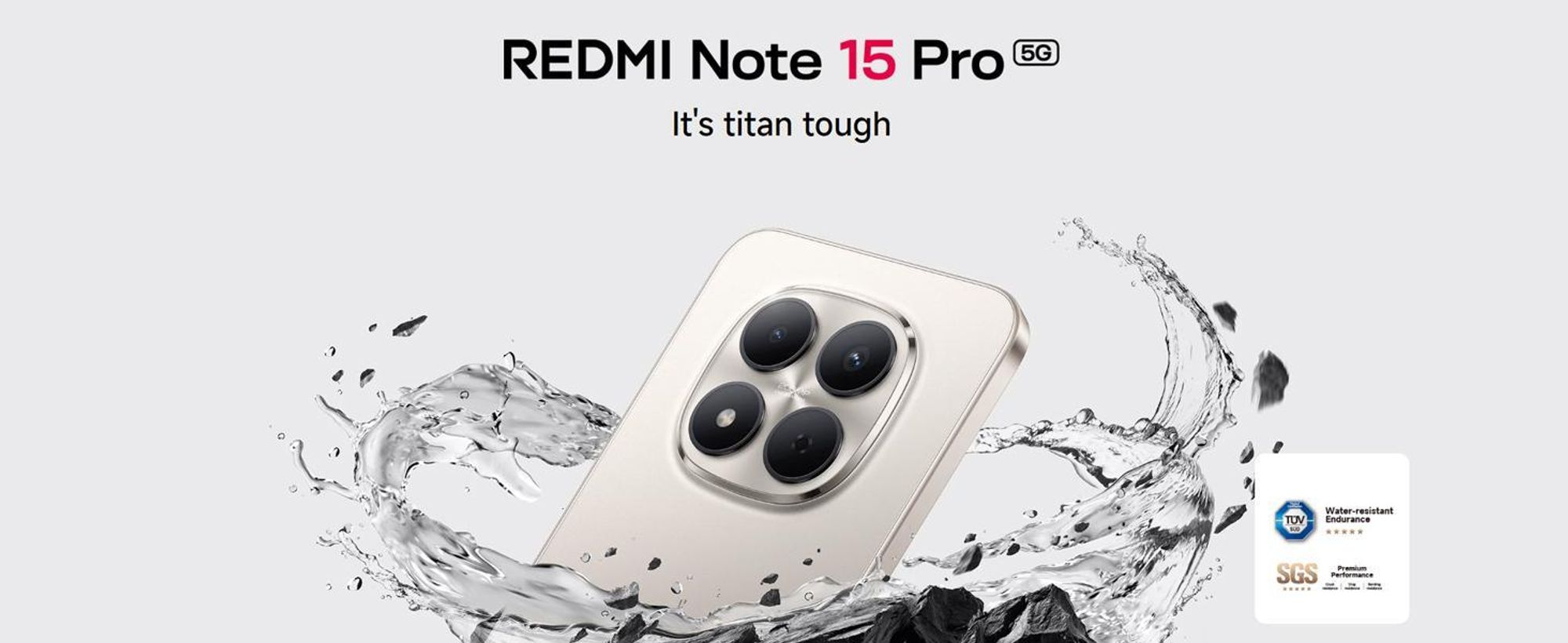 Xiaomi Redmi Note 15 Pro 5G Dual Sim 8GB RAM 512GB - Titanium