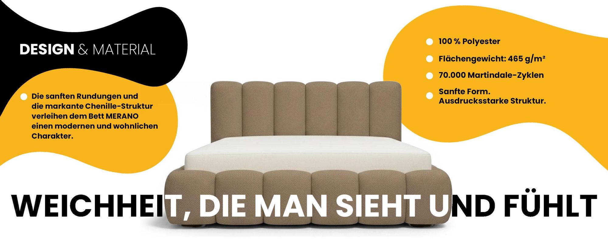Polsterbett 180x200 - Beige - Bett mit Bettkasten und Lattenrost - Familien Bett - Metallgestell - Gasfedern - Modernes Design - ohne Matratze