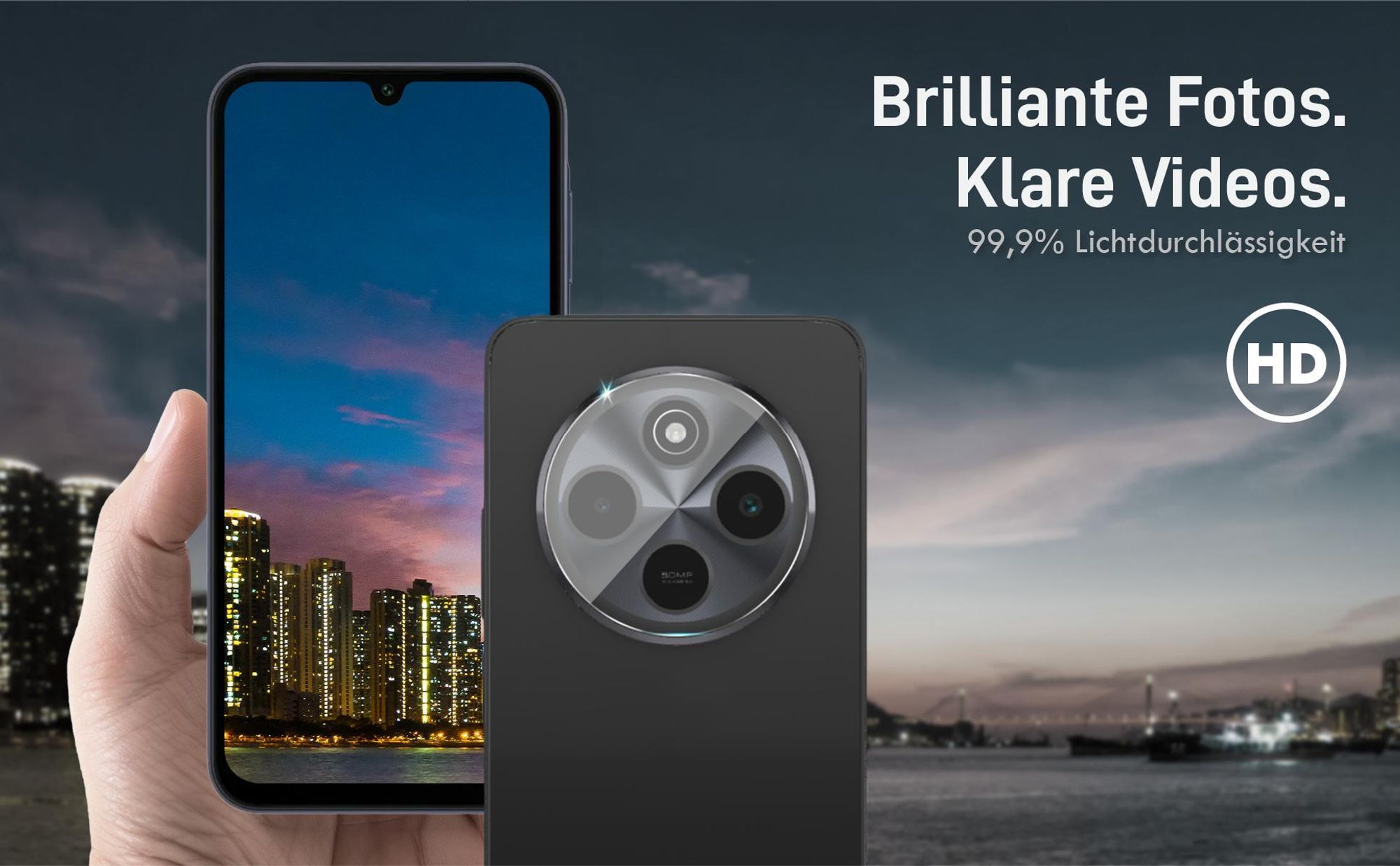 Brilliante Bildqualität mit dem Xiaomi Redmi 14C dank 99,9% Lichtdurchlässigkeit