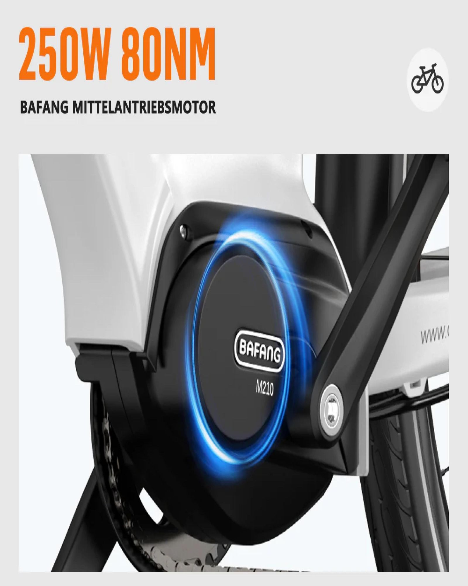 ONESPORT OT07 Elektrische Bike - 250W Motor 36V14AH Batterie 27.5 Zoll Reifen Hydraulische Scheibenbremsen - Weiß