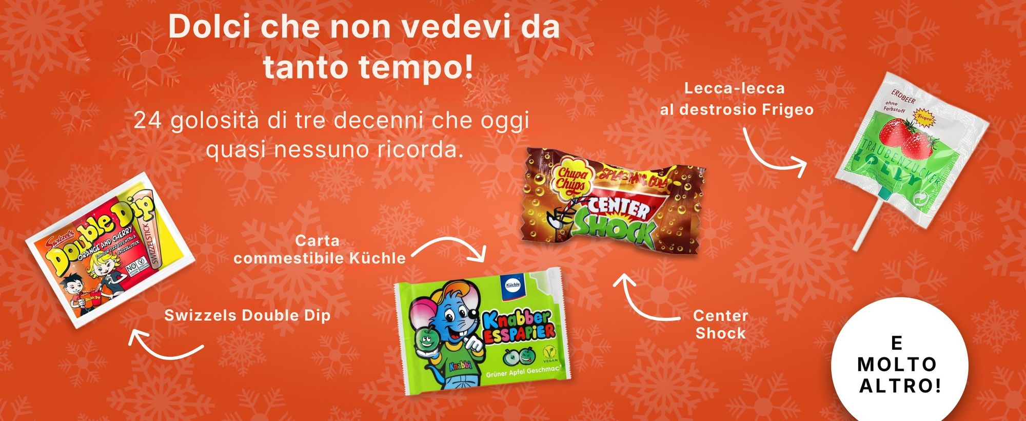 BOXILAND® calendario avvento nostalgia 2026, 24 dolci retrò, classici