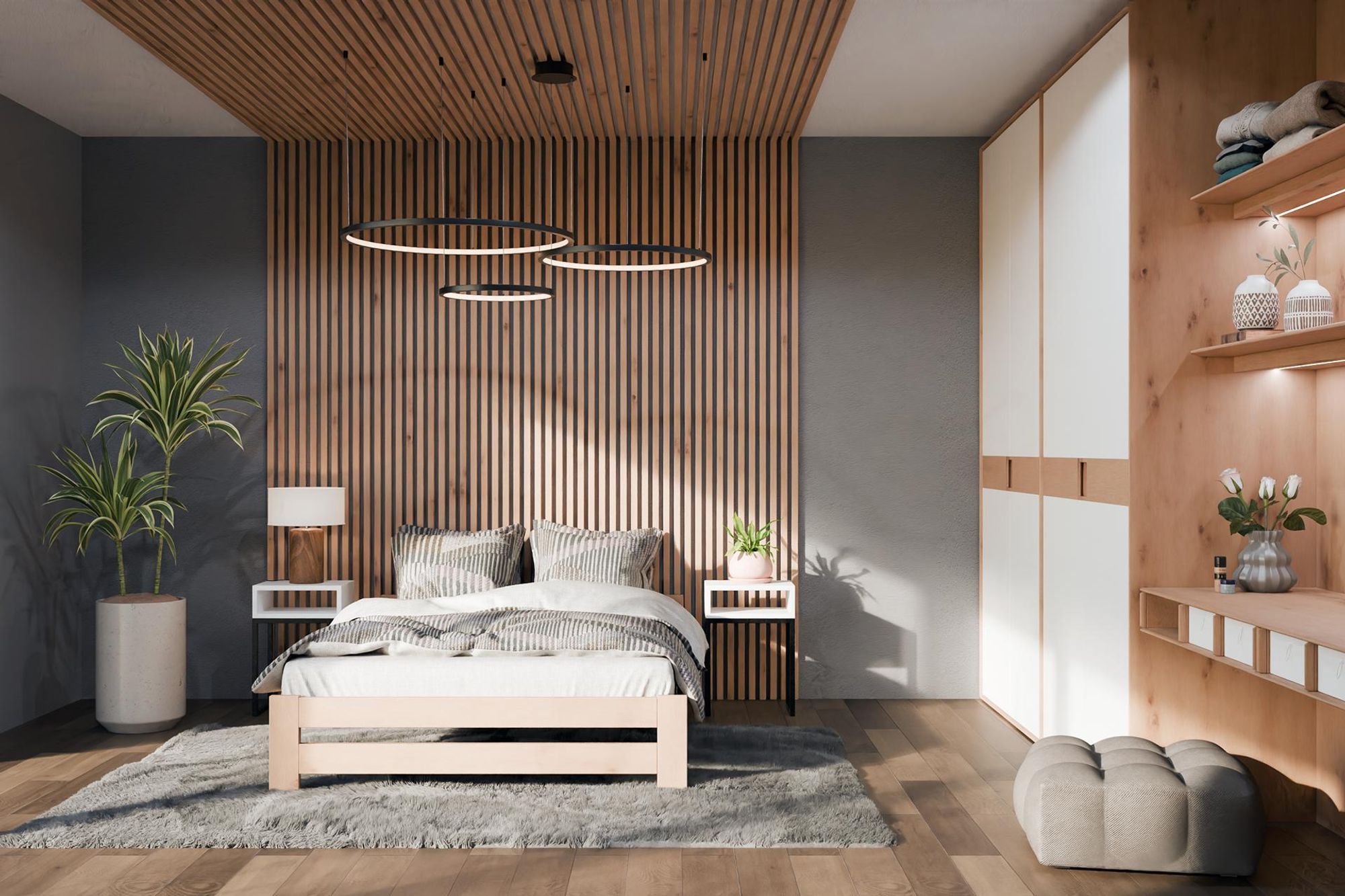 Perfekt für ein Schlafzimmer im skandinavischen Stil