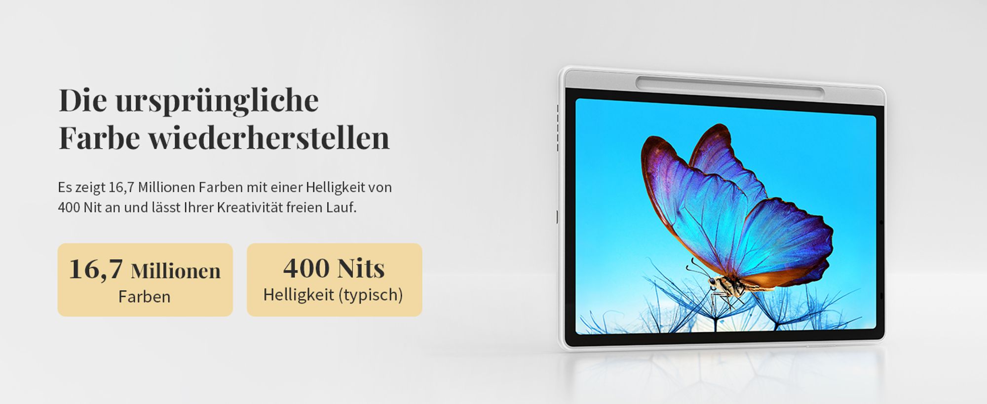 XPPen Magic Note Pad, Verkabelt & Kabellos, 5080 lpi, 148 x 236 mm, USB/Bluetooth, 31 cm (12.2"), IPS