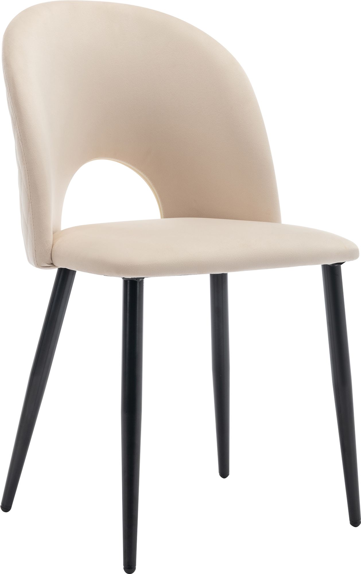 Flieks Essgruppe Sitzgruppe 5-tlg., Esstisch mit 4 Esszimmerstuhl, Esstisch Rechteckig, Küchenstuhl Polsterstuhl Samt, Tischgruppe Beige Schwarz