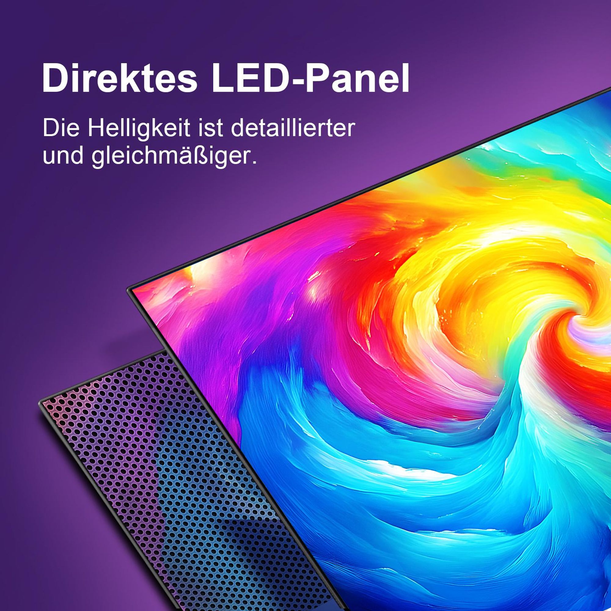 HKC VIDAA Smart TV - LED Full HD - 40 Zoll/102 cm - AirPlay & Hotelmodus - HDMI x3, USB x2, CI+ - Tripple Tuner DVB-T/T2/S/S2/C - Randlos Design - Montiert in Eindhoven, Niederlande - H40Q1F-V