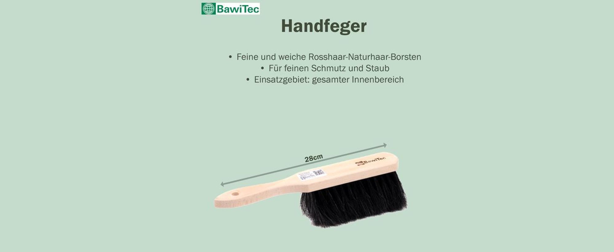Hochwertiges Rosshaarbesen SET Komplett-Set Kehrgarnitur Zimmerbesen Besen mit Stiel Handfeger und Kehrschaufel Roßhaar Borsten Haushaltsbesen