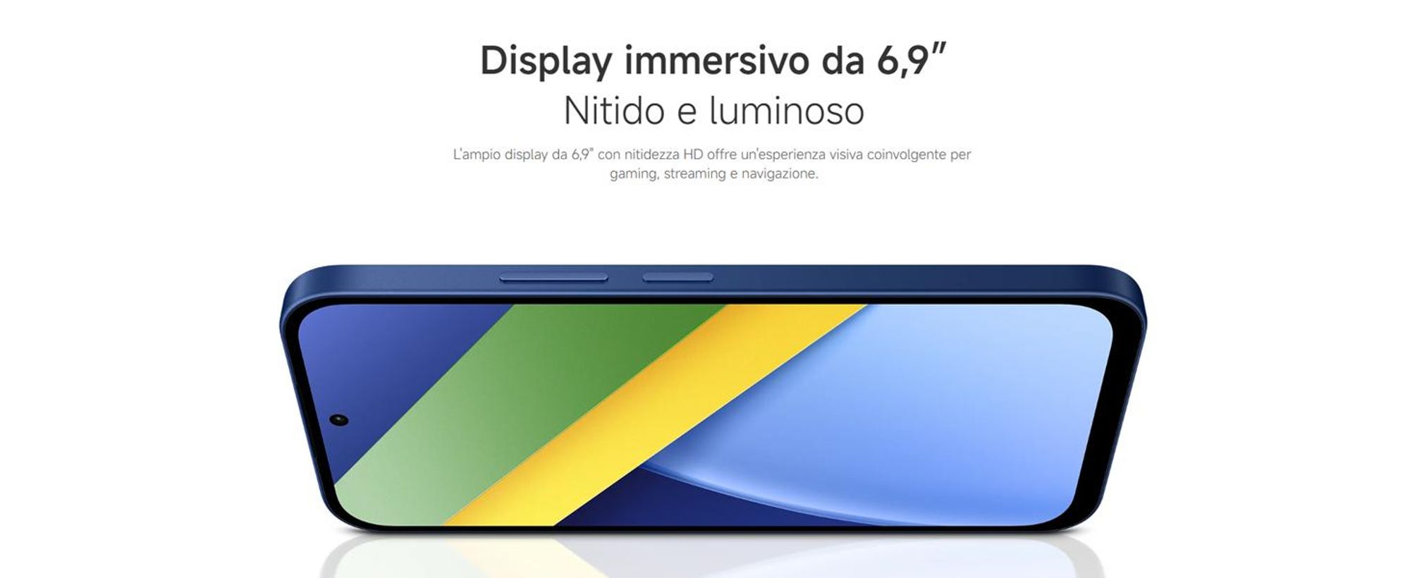 Xiaomi Poco C95 Pro, smartphone 4G, 6 + 128 GB, nero, batteria da 7500 mAh