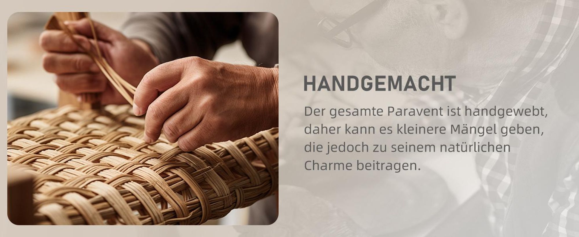 HOMCOM Paravent 6-teilig 240 x 170 cm Raumteiler Trennwand aus Kiefernholz Natur