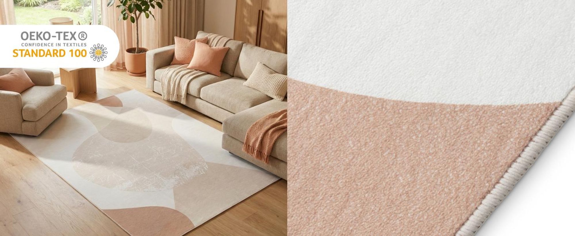 Tapiso Teppich WISP modern, pflegeleicht, Wohnzimmer Schlafzimmer 300 x 400 cm