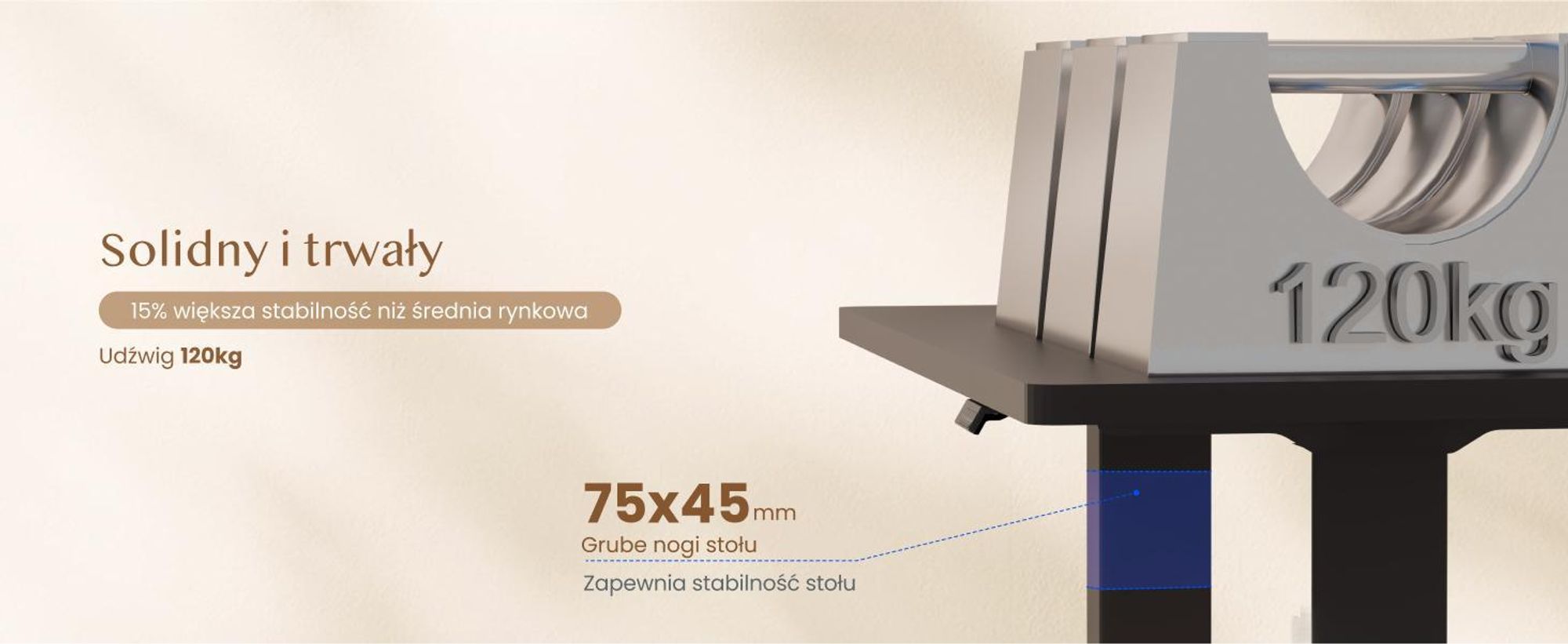 FLEXISPOT QB2 Biurko z regulacją wysokości Elektryczne 200x80cm, 2 MOCNE SILNIKI, nośność 120 kg, ochrona przed kolizją 4 funkcje pamięci (czarne)