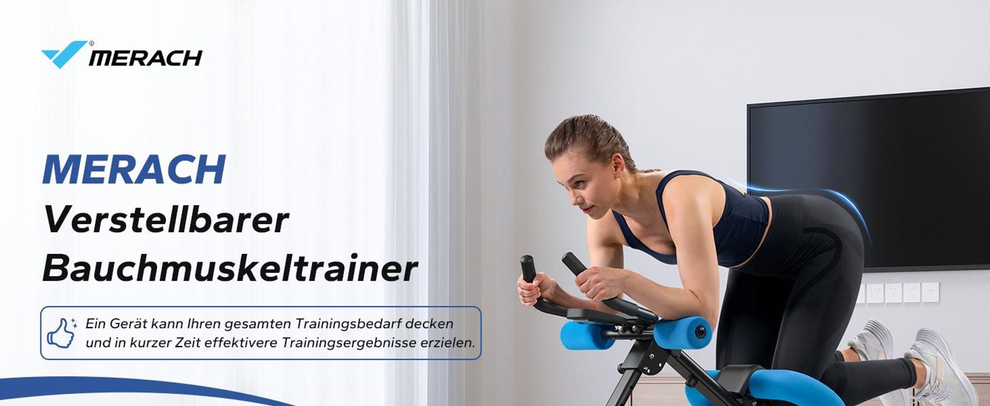 Multifunktionaler klappbarer Bauchmuskeltrainer – LCD-Display, 5 Höheneinstellungen & 2 Neigungswinkel, ergonomisch, bis 120 kg, Ganzkörpertraining