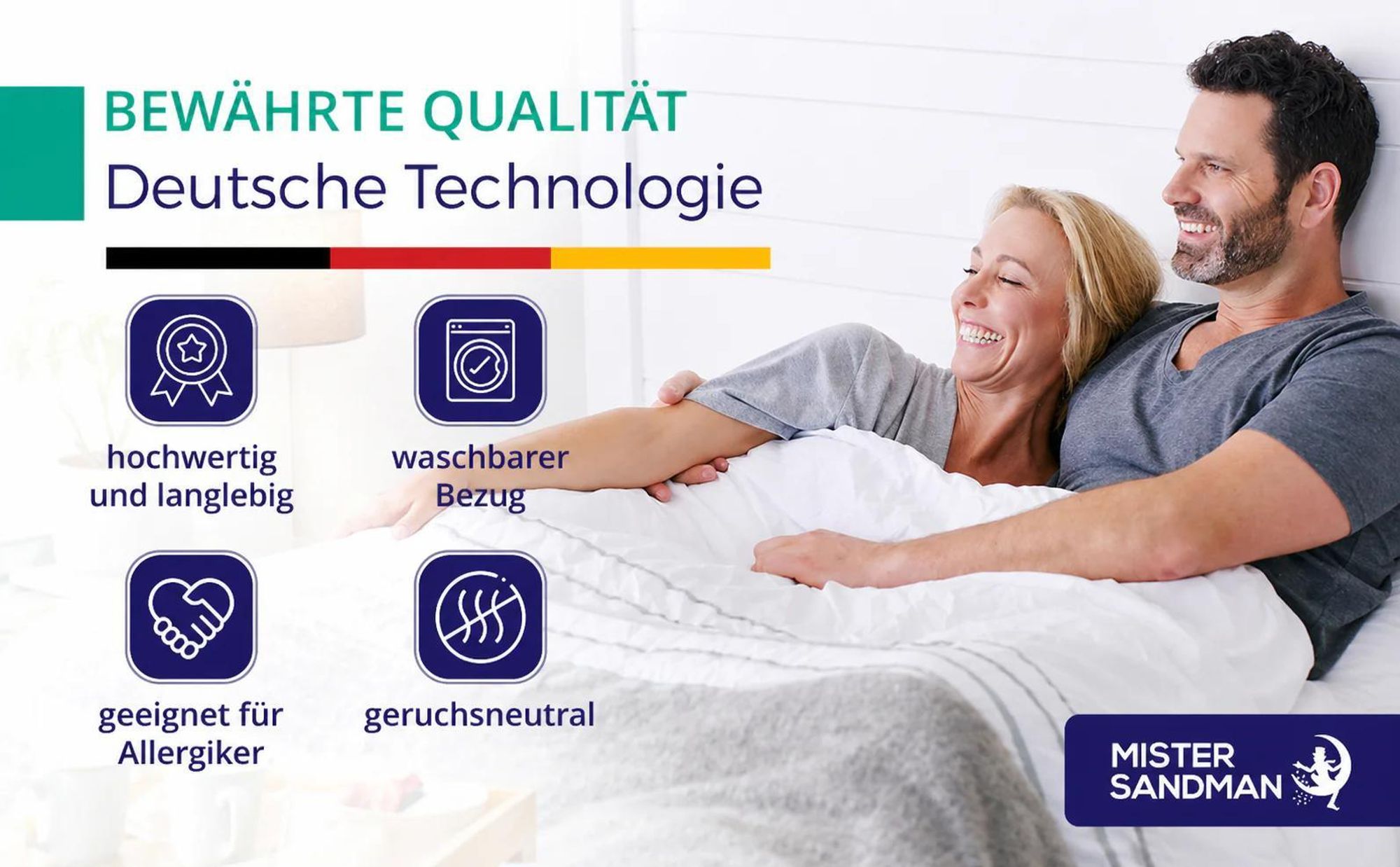 Kaltschaummatratze 140x200 cm – 11 cm hoch – Ergonomische Matratze H3 – Atmungsaktiv & Komfortabel