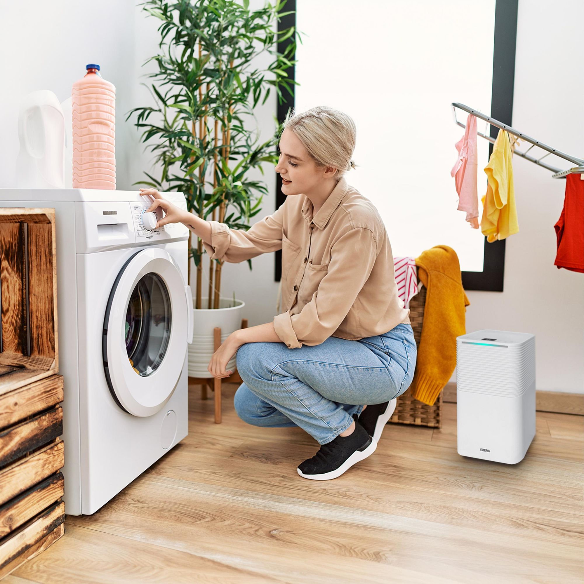 EBERG RICO Osuszacz Powietrza 12 l/24h Higrometr Aromaterapia
