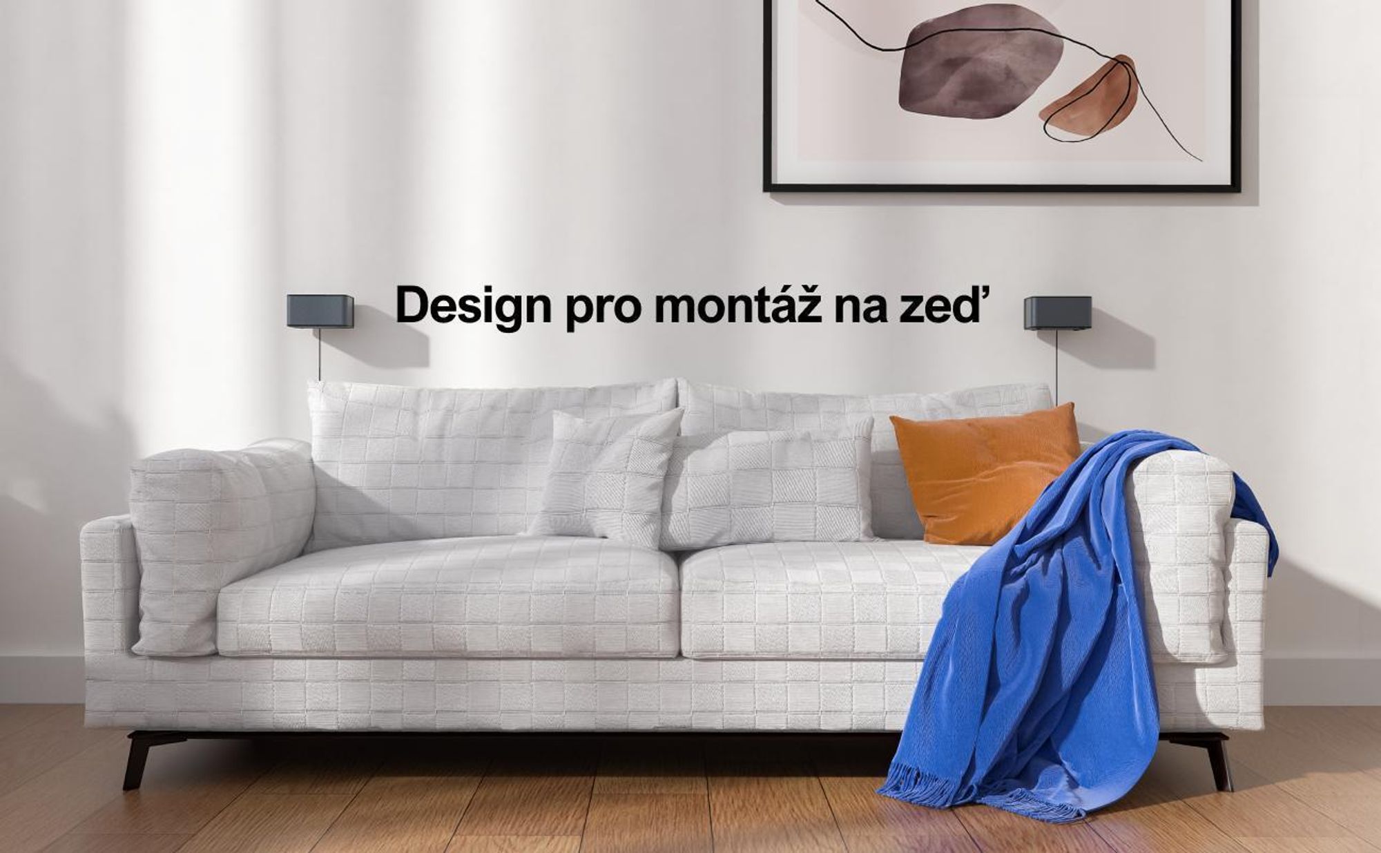 ULTIMEA 5.1 Surround Soundbar, 3D virtuální prostorový zvukový systém, Soundbar s nastavitelnými basy, subwooferem a zadními reproduktory