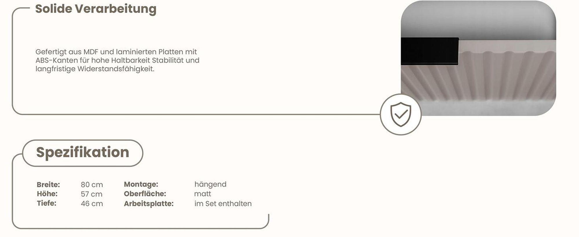 RODAN, Badmöbel, Badschrank, Badezimmermöbel, Badezimmer, MODERN, Waschbeckenunterschrank